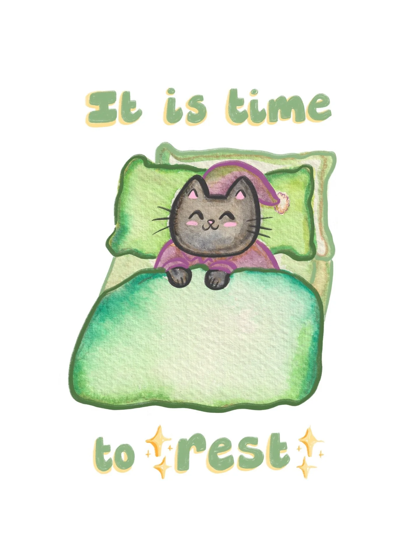 Me all of this weekend 🛏️🐈&zwj;⬛💗 I hope you&rsquo;re having a lovely restful weekend too! 💗