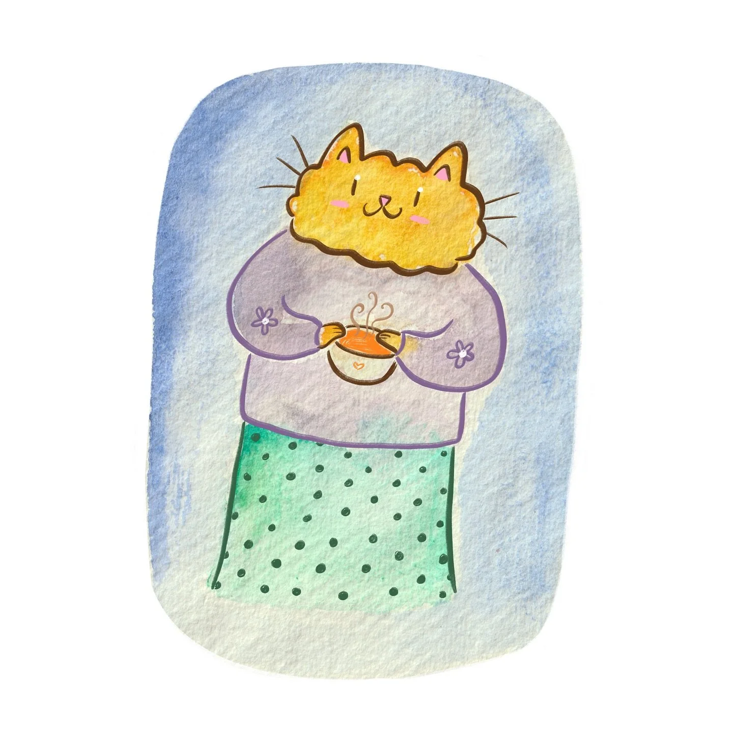 26. SOUP 😆  #cosyseptemberick 💗 ☺️ #artchallenge #illustrationdaily