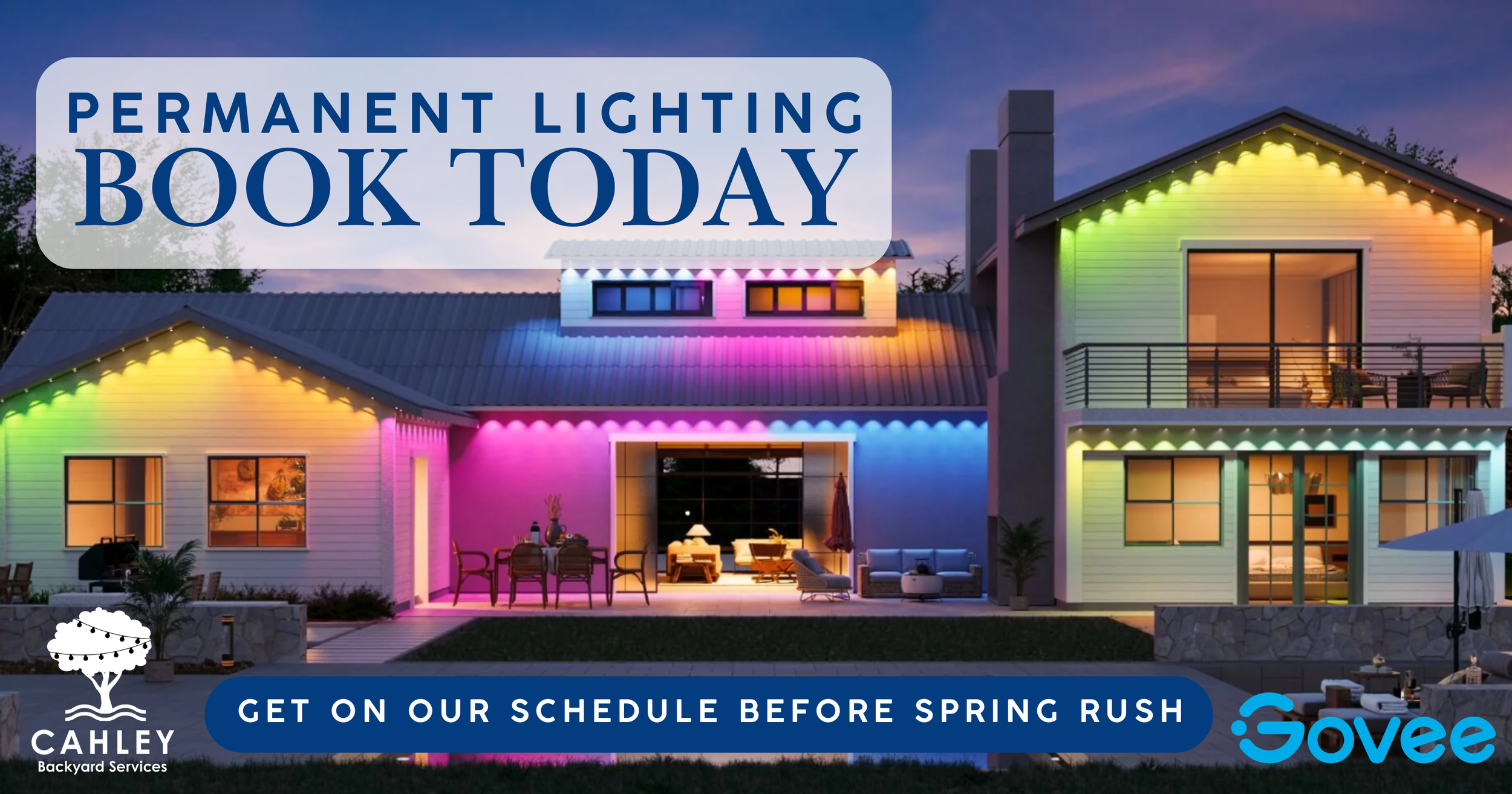 Beat the Spring Rush: Why Pre-Spring Is the Perfect Time for Permanent Outdoor Lighting