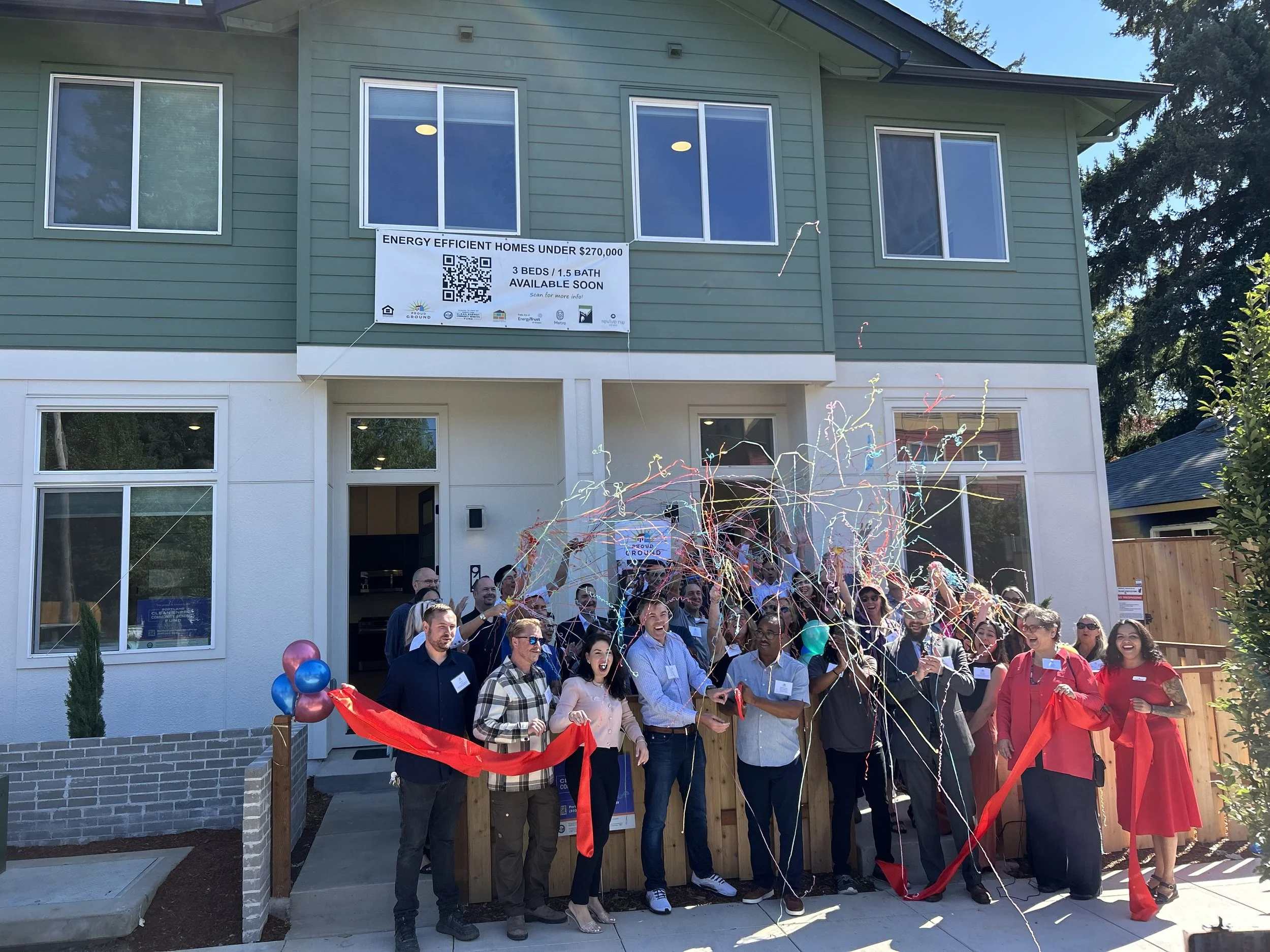 Ribbon Cutting Confetti and Cheers