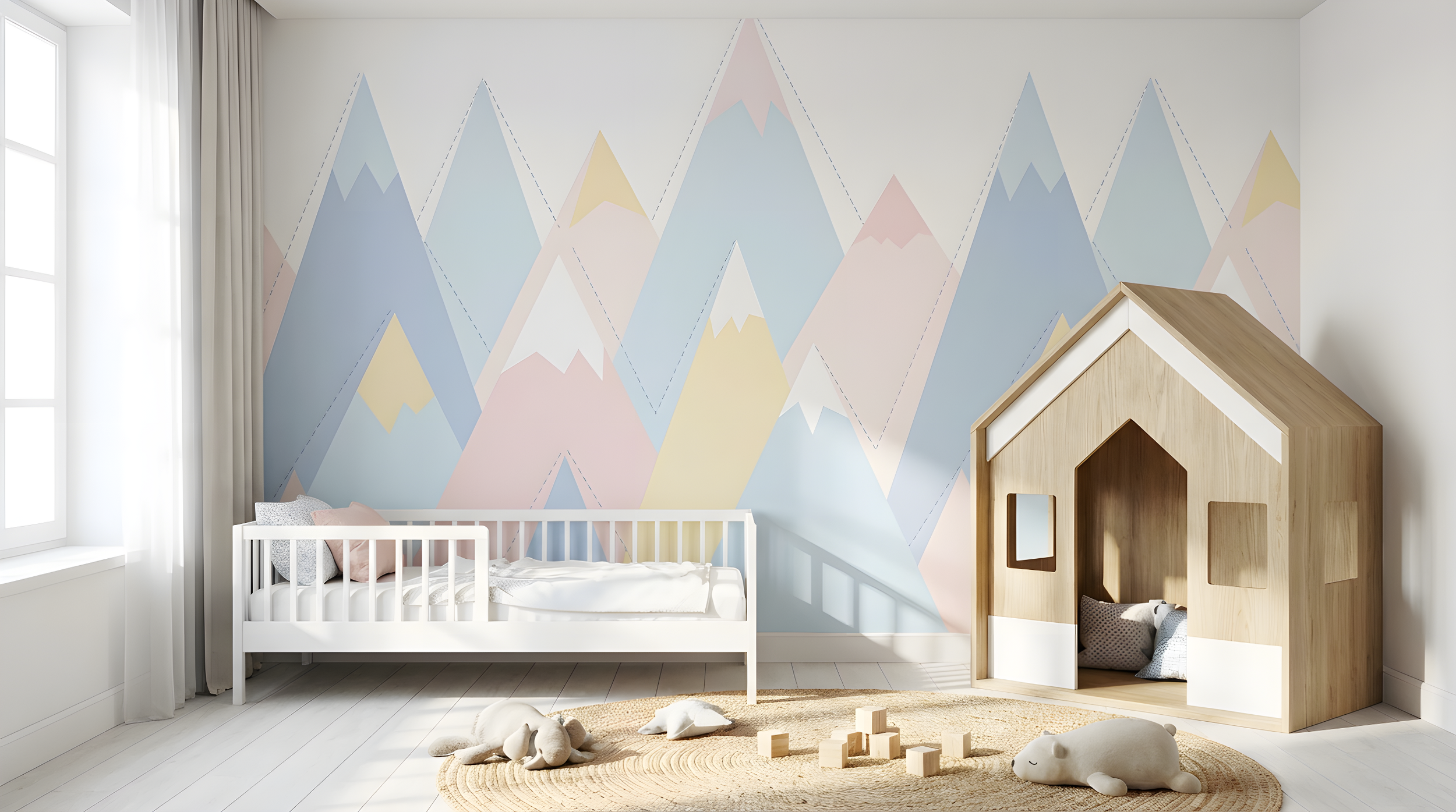 Papel de parede personalizado infantil