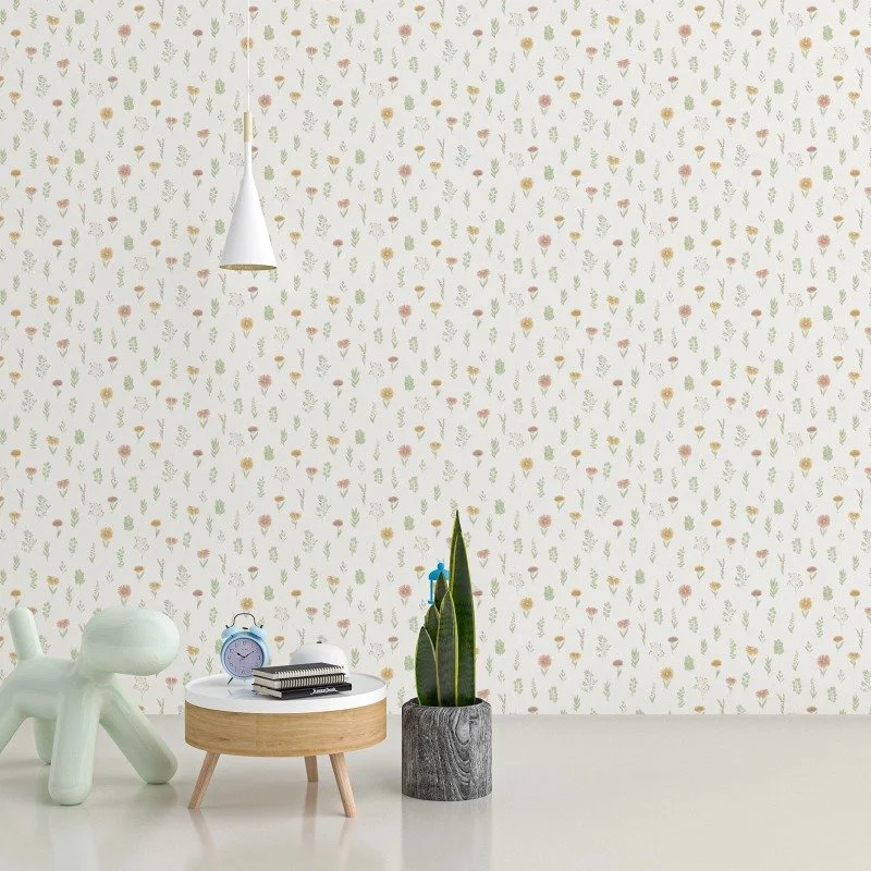 Criado numa Colab entre a Housed e a talentosa Mariana Curti o Papel de Parede Natura foi feito para adicionar uma pitada de delicadeza e romance ao ambiente.