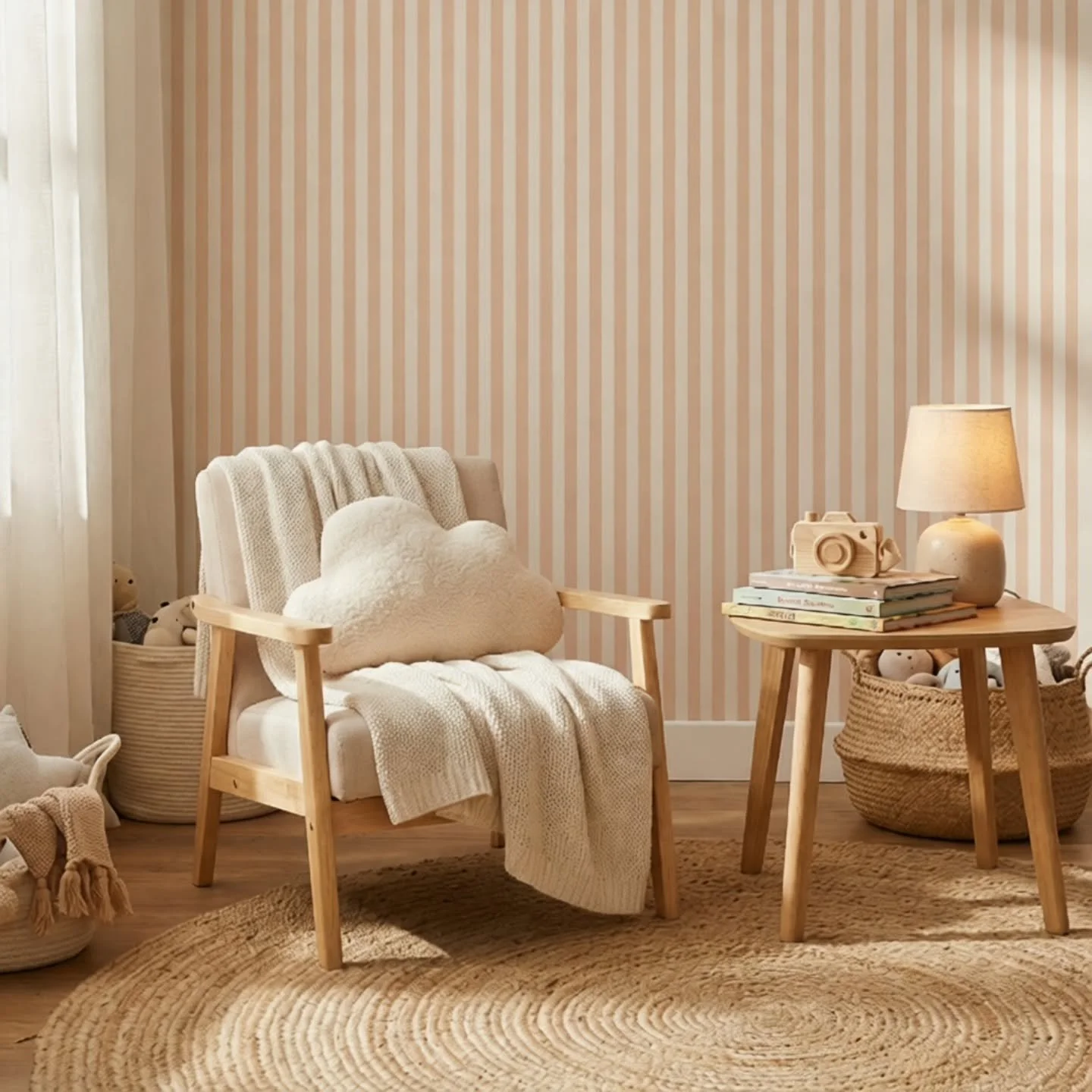 Papel de Parede Tiras Telha