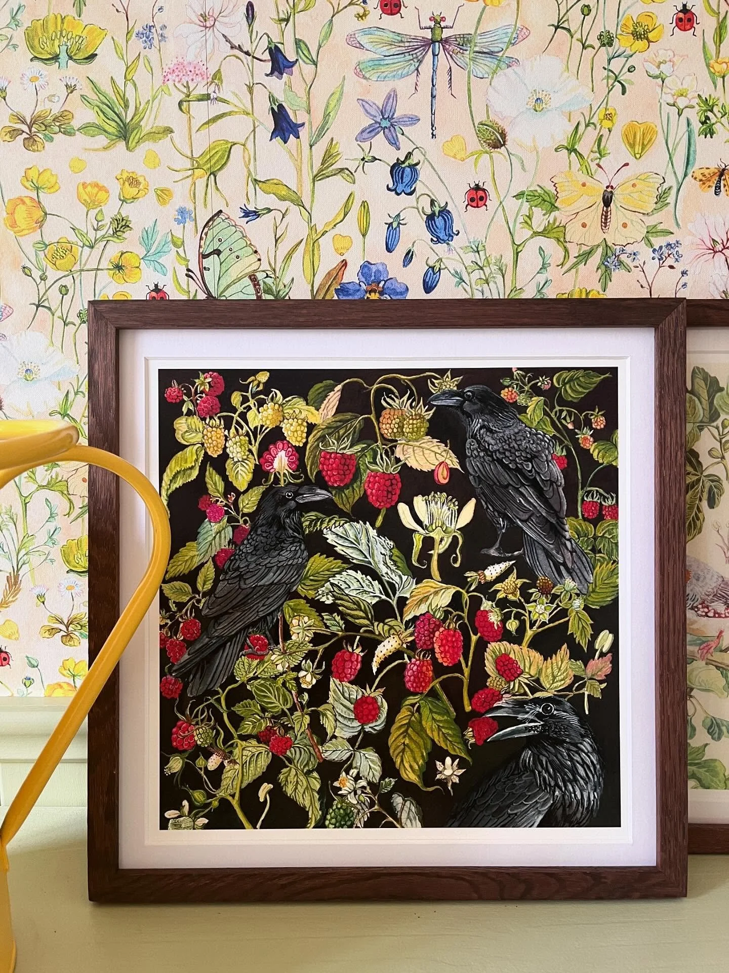 Shipping to the USA is back on! For prints and originals only as these are tariff free. Here&rsquo;s a smattering from my Birds &amp; Botanical series. Don&rsquo;t forget to add a custom mat to your order so you can pop into a standard 12x12 frame! 
