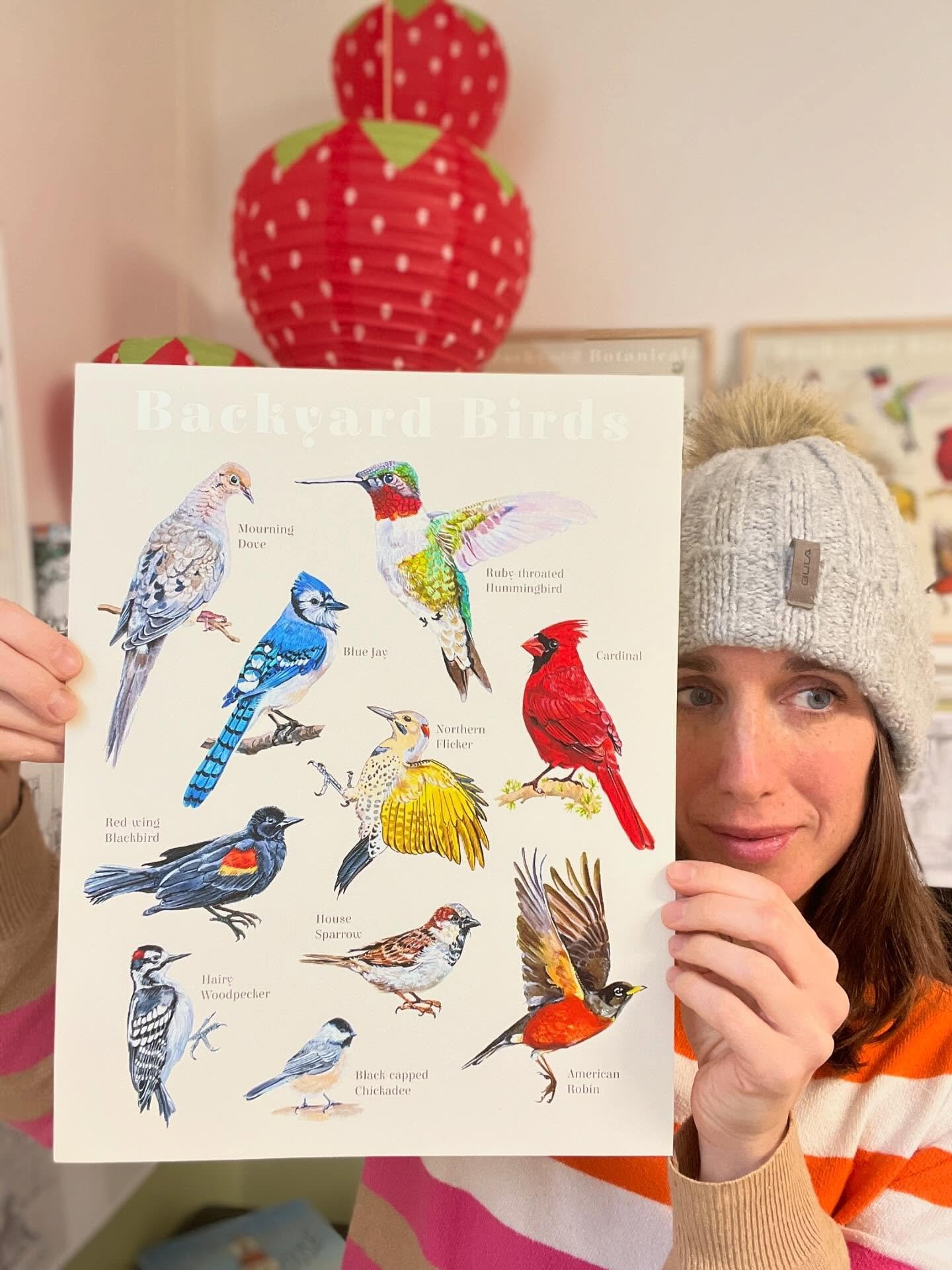 Studio sale continues!
BACKYARD BIRDS
Vibrant and rich pigment inks on archival paper. 
11x14 inches 
$30 (from $40)
2 available 

Swipe to see other prints in the sale. DM or tap the link in my profile.