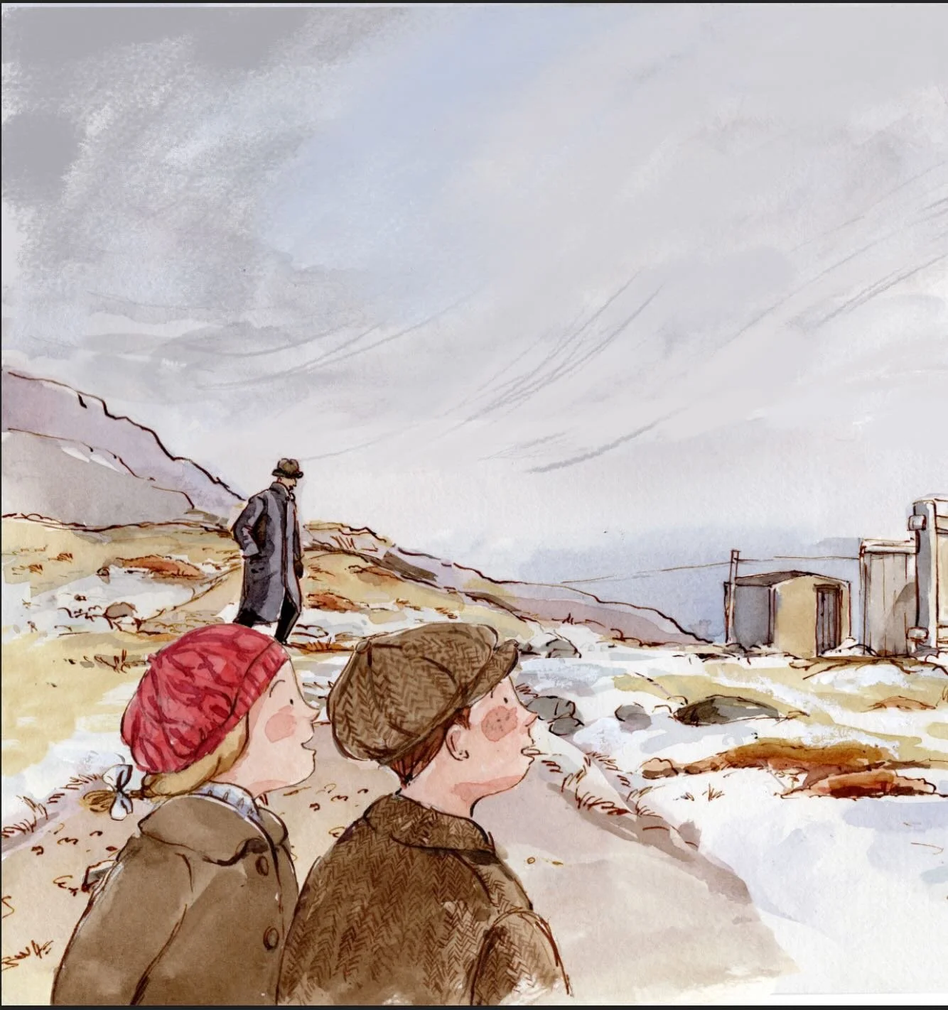 Sneak peek of &ldquo;Wireless&rdquo; written by @laura.alary coming out Spring 2027 with @nimbuspub 
Can&rsquo;t wait! 
.
Children&rsquo;s Illustration | Picture books | Canadian books