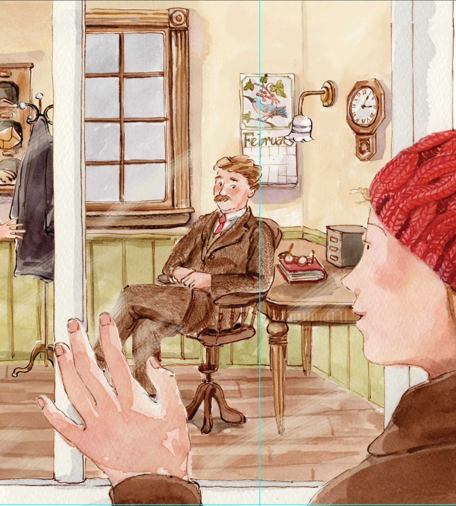 Detail from a double pager in &ldquo;Wireless&rdquo; by @laura.alary coming Spring 2027. Wrapping this up on my end pretty soon! 

Children&rsquo;s Illustration | Picture books | Canadian books | Historical fiction