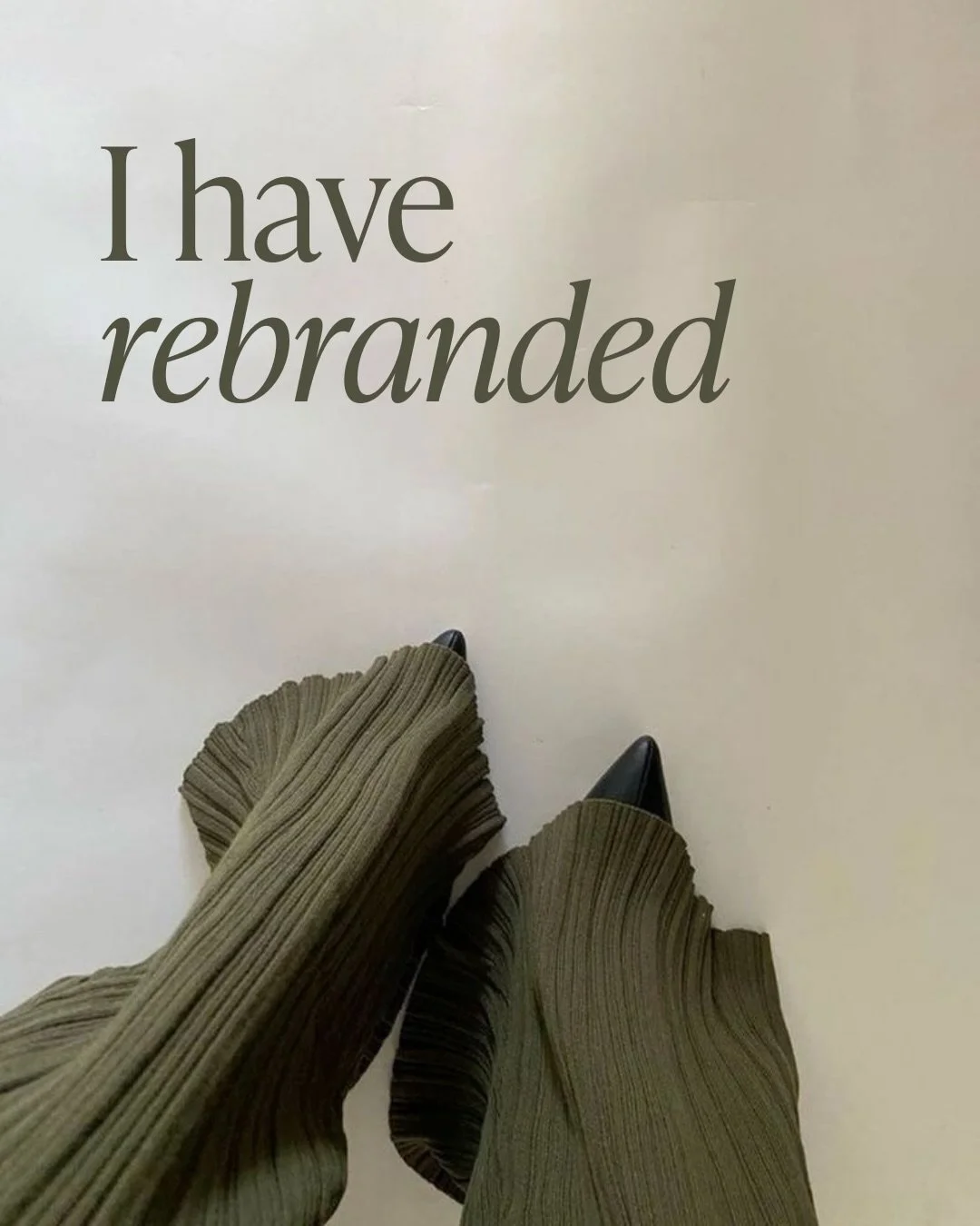 When something comes to an end, something new begins.

The work I create has evolved, the kind of clients I want to collaborate with has evolved, and naturally the brand behind it needed to evolve as well.

I didn&rsquo;t want to start from scratch, 