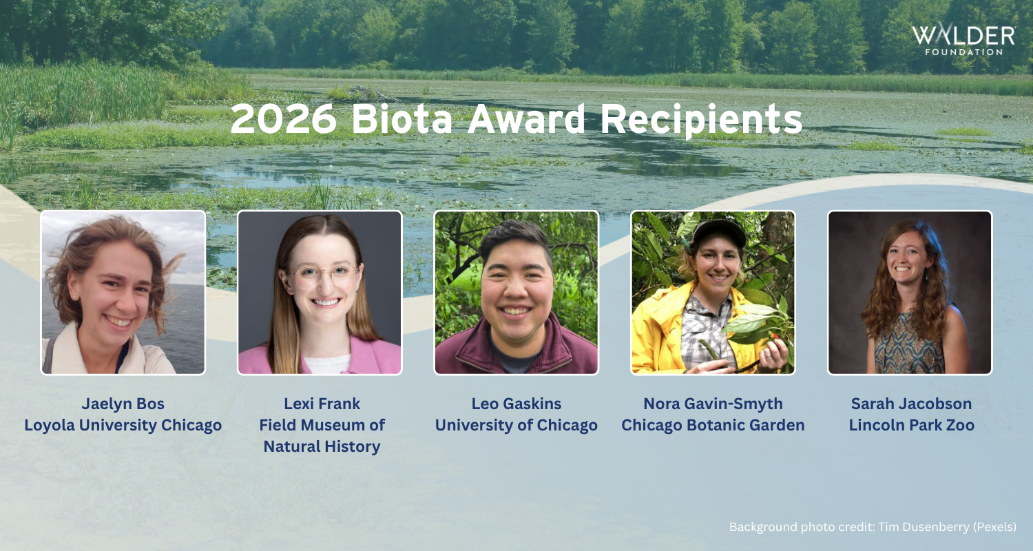 Collage of Biota Awardee headshots and names