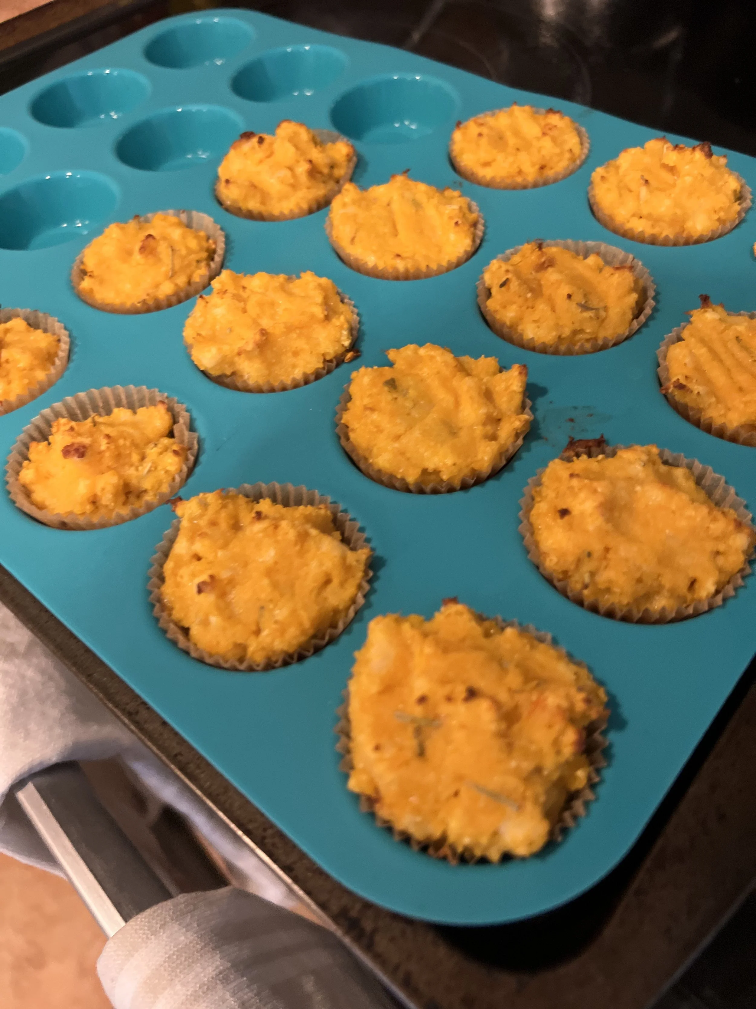 Savory Butternut Muffins with Meat Stock Glaze