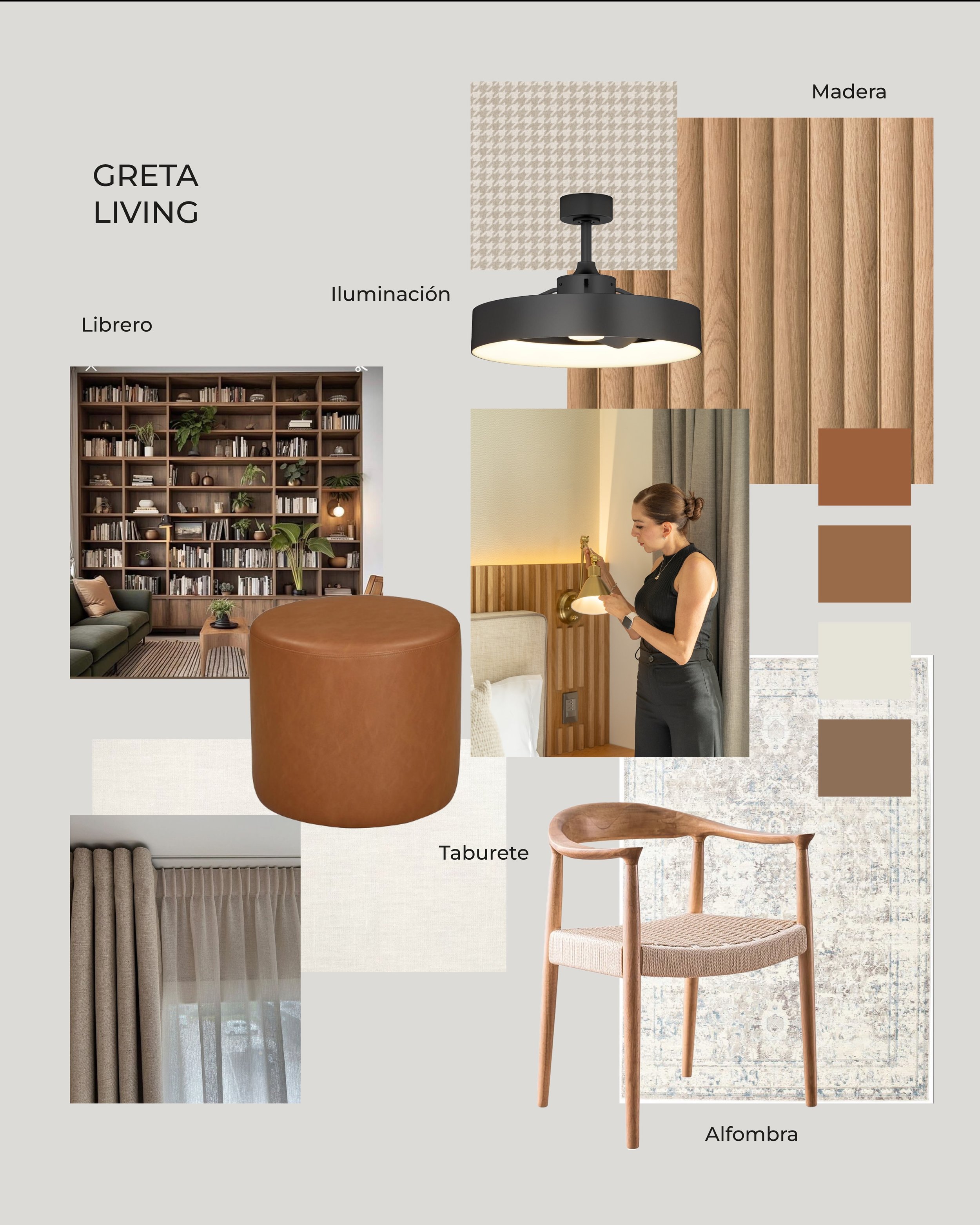 La elegancia est&aacute; en los materiales, no en los excesos. Madera, textiles suaves y una paleta c&aacute;lida construyen un lenguaje de lujo silencioso: sofisticado, atemporal y profundamente habitable.