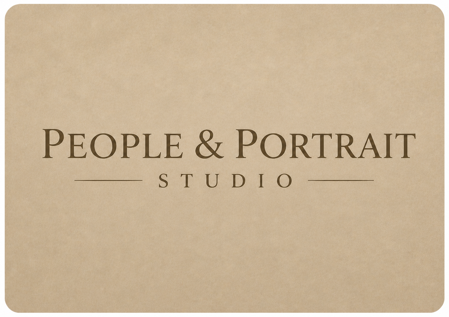 People and Portrait Studio membership