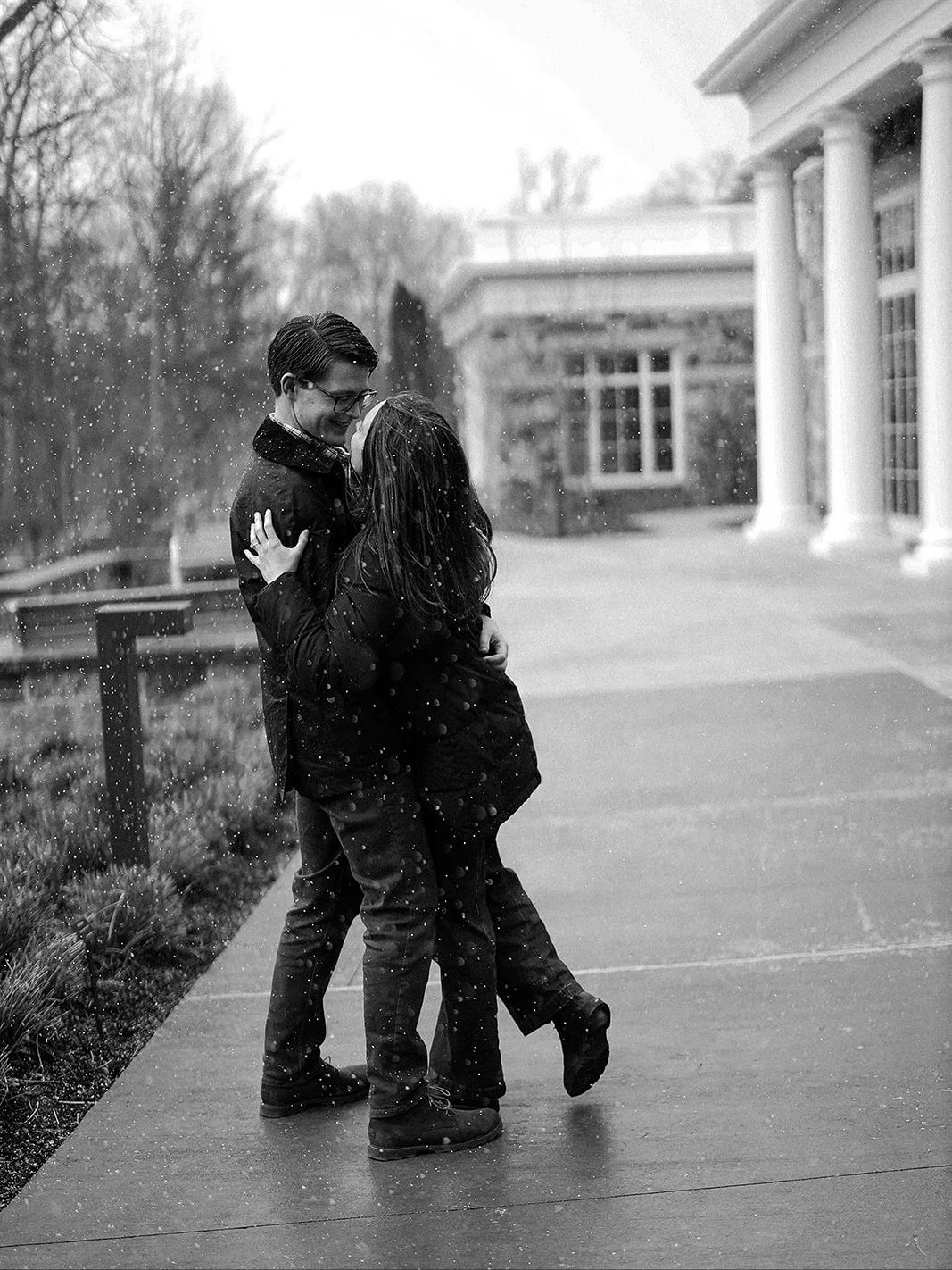 Sarah &amp; Patrick 💍 . This moment felt like a scene from a movie &mdash; only real and filled with genuine emotion.
The first touch of frost in the air, soft light, and two people for whom the whole world seemed to pause for just a moment.
These s