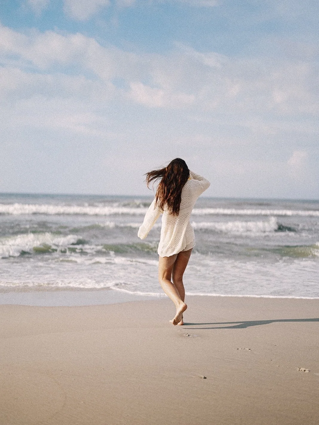 How long has it been since you walked by the ocean, enjoying its beauty and power?
How long has it been since you breathed in its freshness and felt that wind?

The ocean has a way of slowing time. Near it, thoughts become quieter, movements slower, 