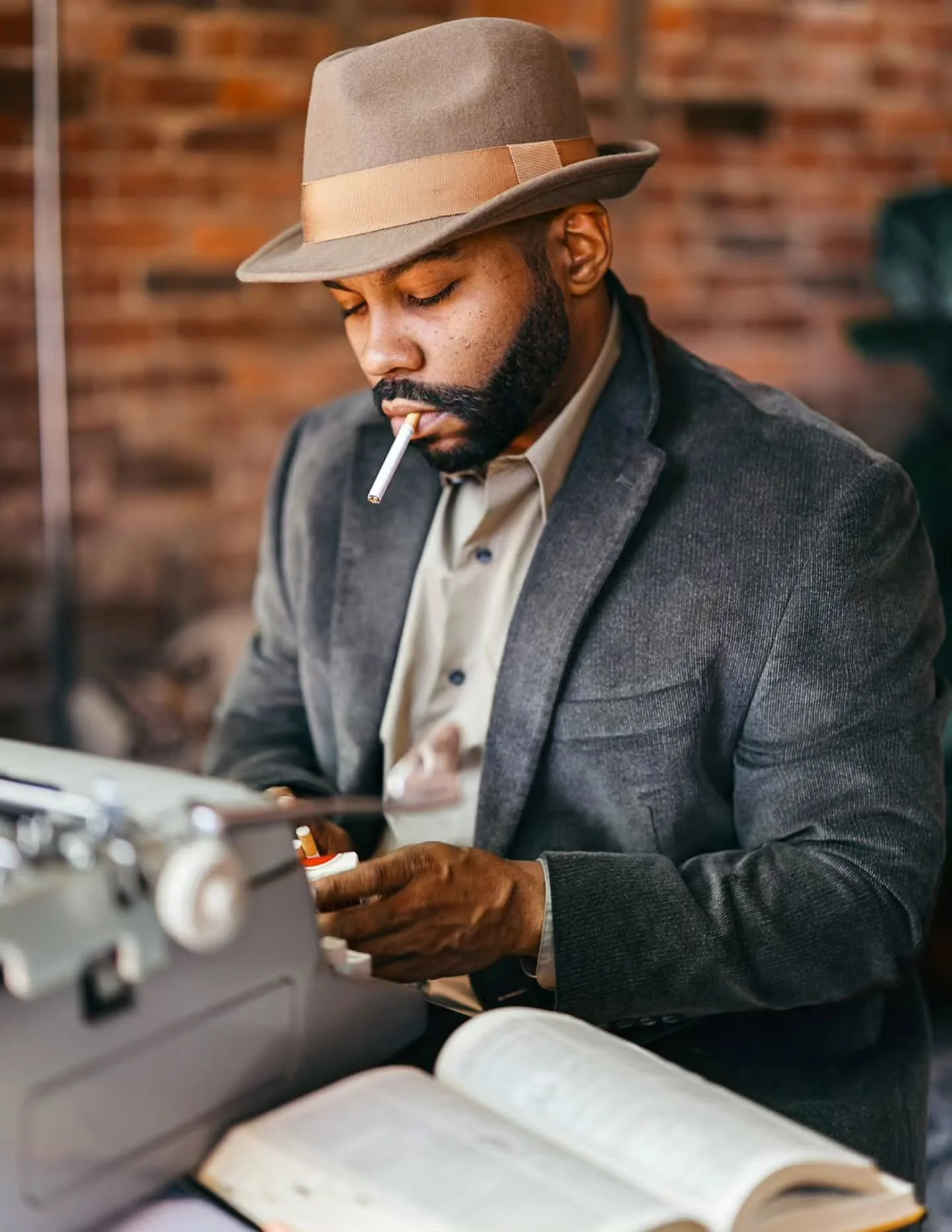 One of my favorite kinds of shoots - when someone comes in with a vision, a story, and a character already living inside them.

This session was created for an actor preparing for a one-man production of &ldquo;How I Learned What I Learned,&rdquo; in