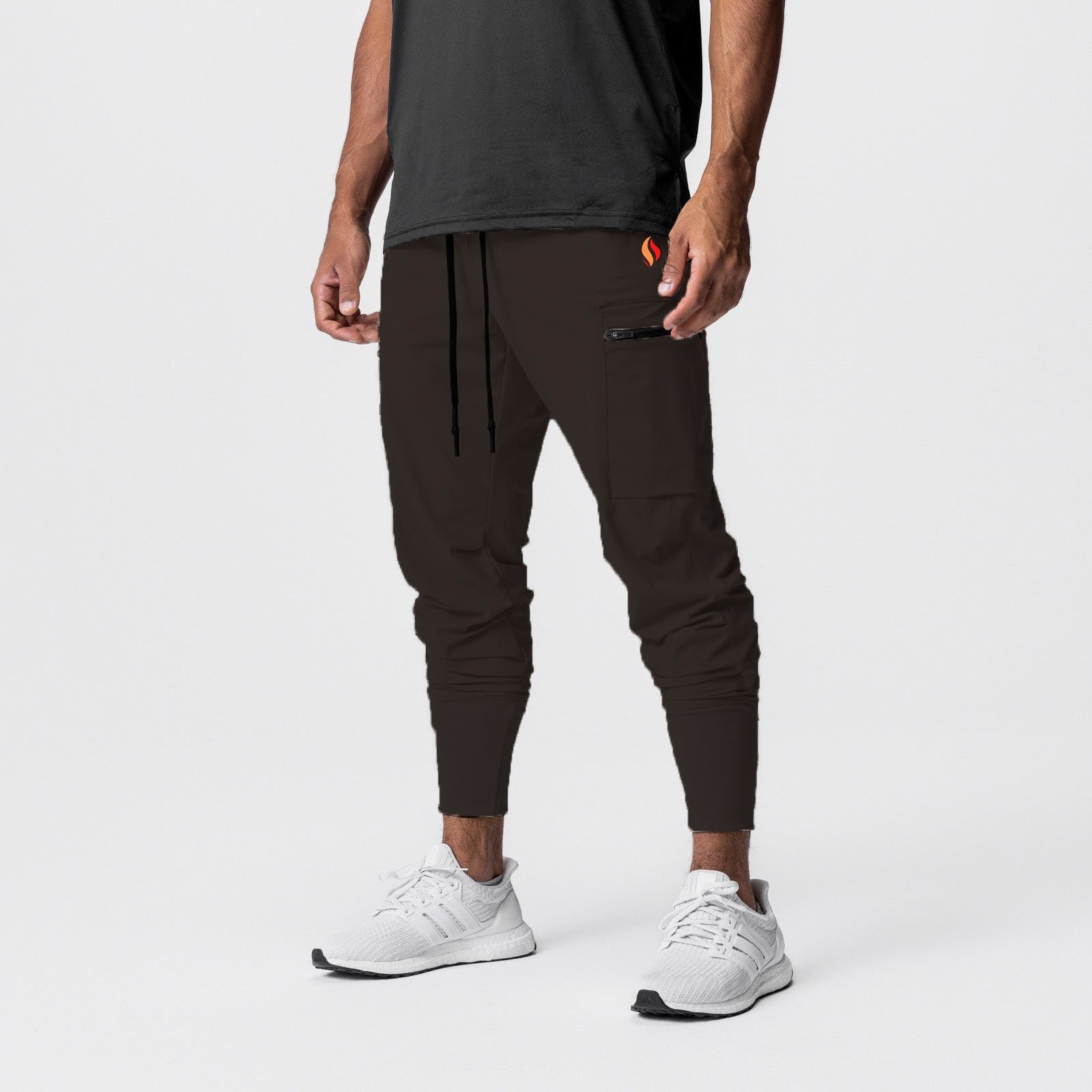 Mens Chocolate Cargo Joggers.jpg
