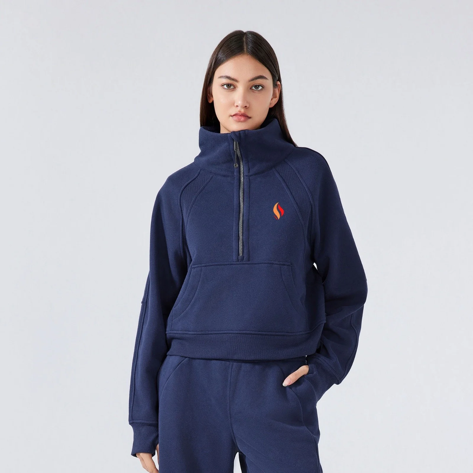 Womens Navy Cutie Sweatshirt.jpg