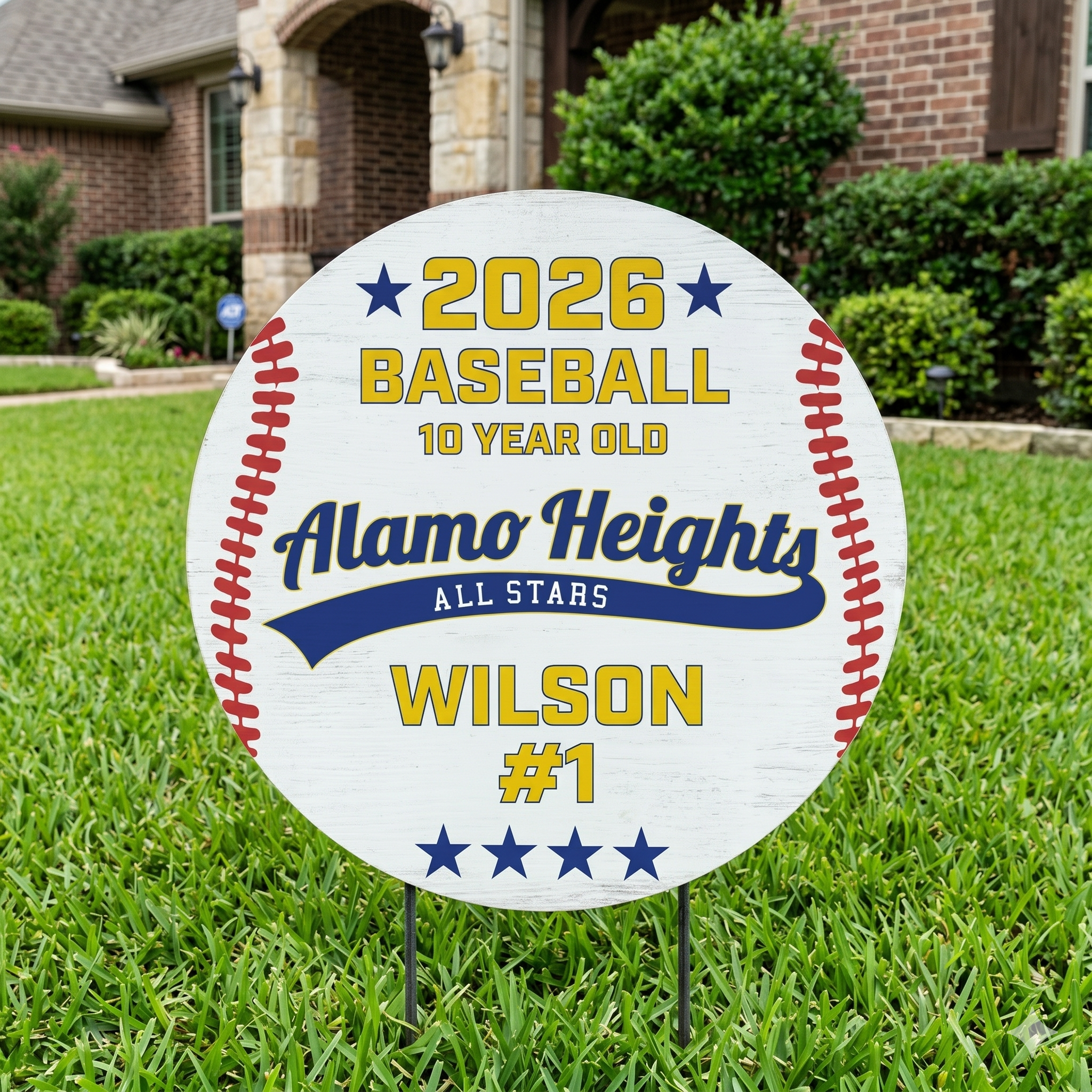All Star Yard Sign (Baseball)