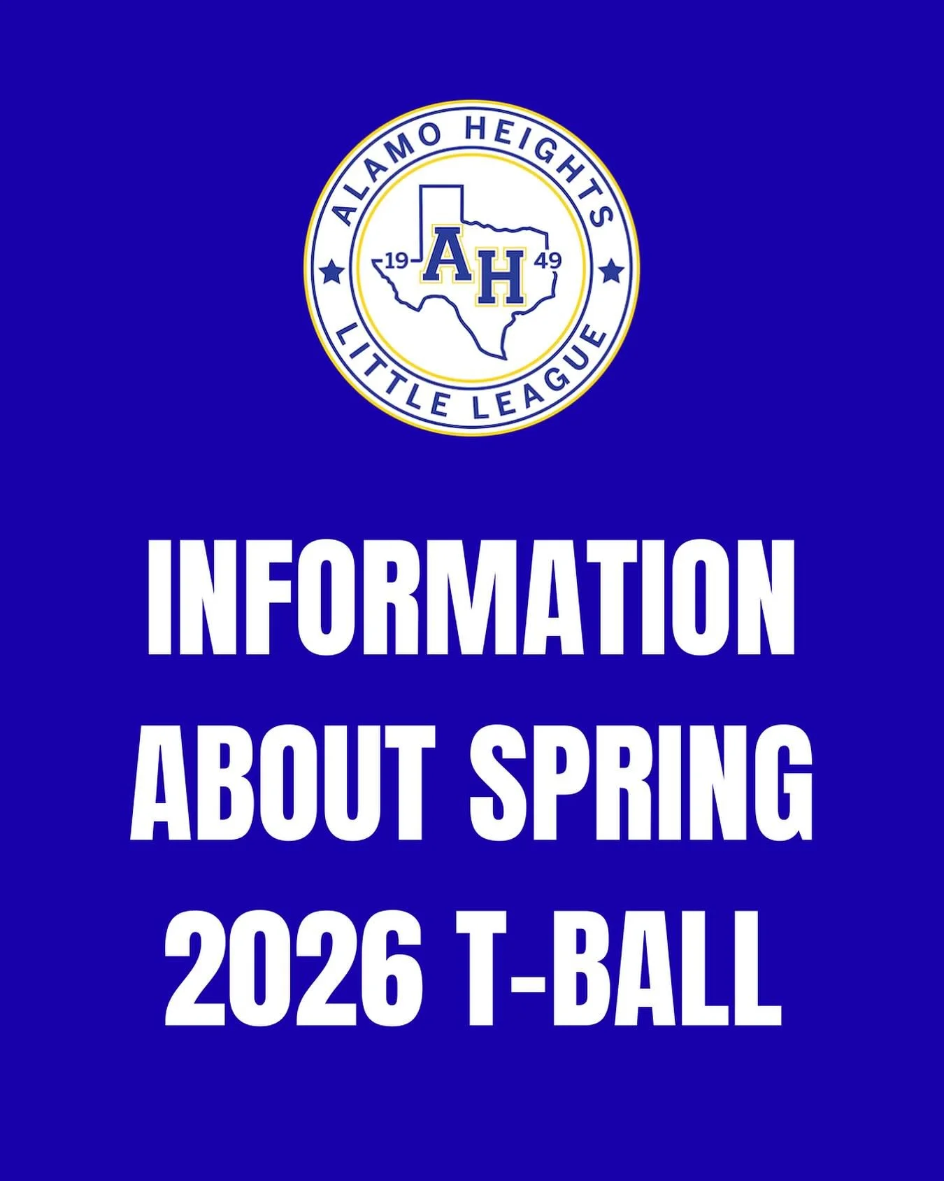 Information About Spring 2026 T-Ball 

Little League International allows individual associations to make the final call in terms of which league age players are allowed in each division. For the 2026 Spring Season, the AHLL executive board has discu