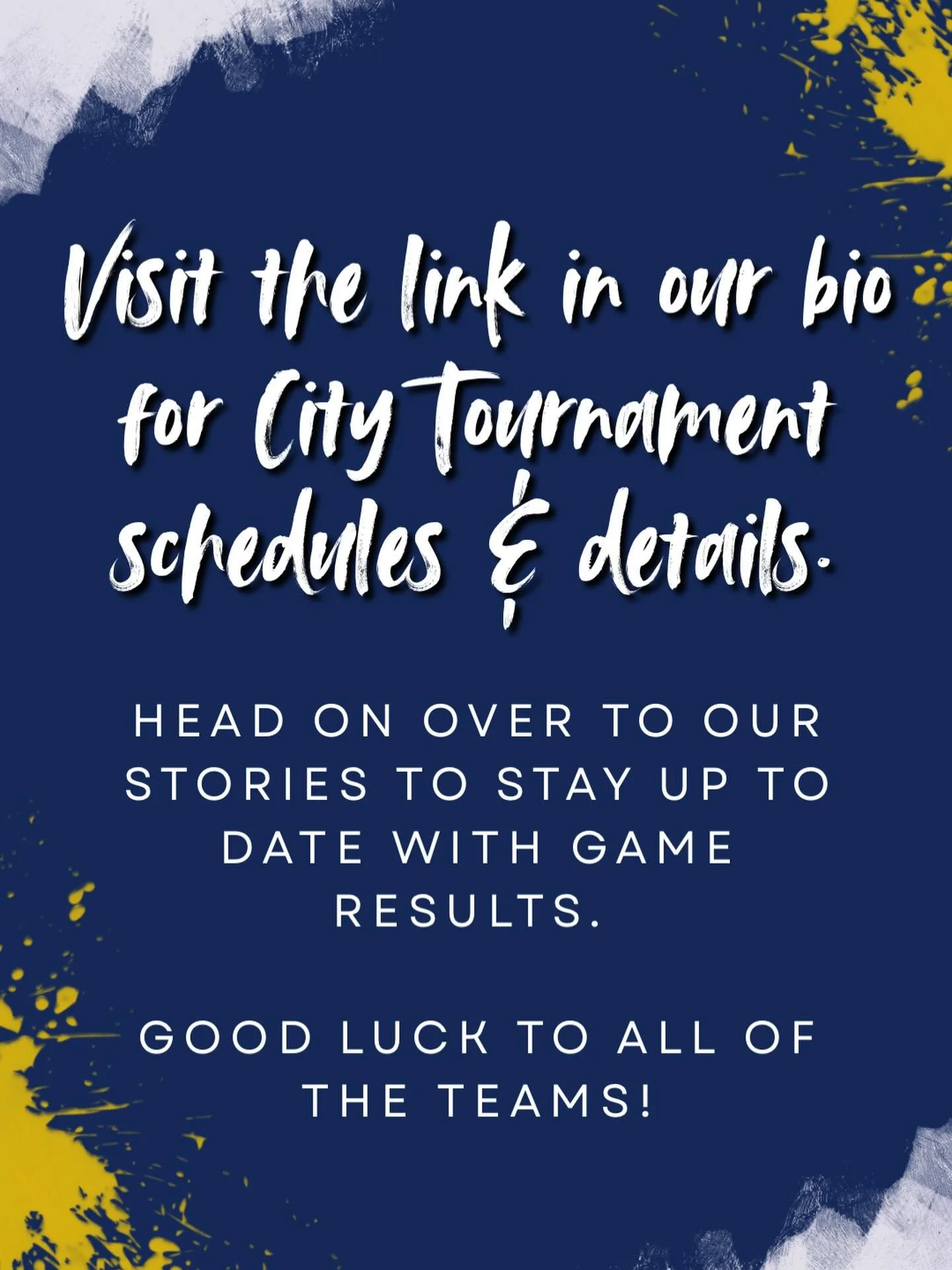 The City Tournament kicked off this week and games are in full swing! Check out the tournament schedule by visiting the link in our bio and head on over to our stories to stay up to date with game results. GO HEIGHTS! ⚾️🥎💙💛
