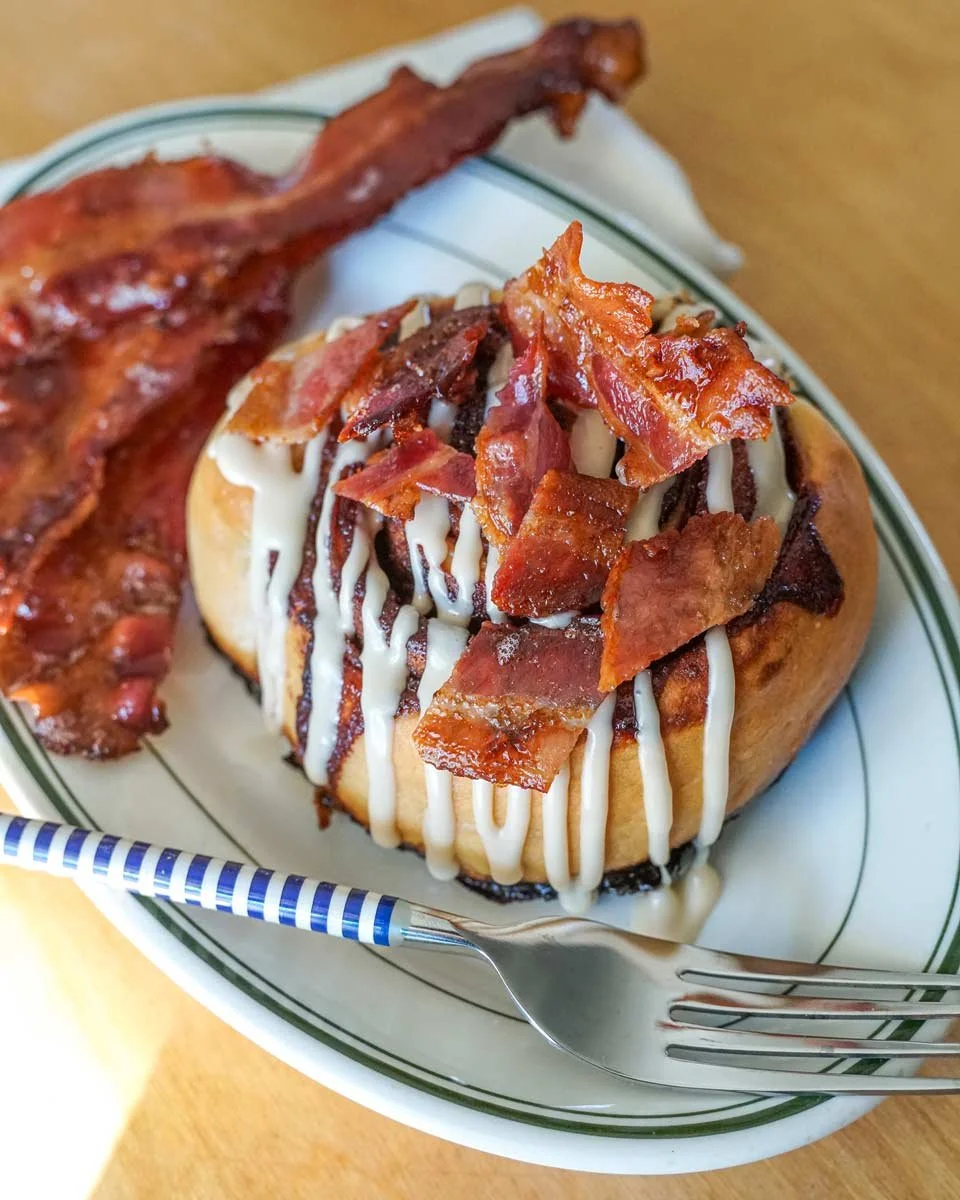 WOW Roll--Maple Bacon Cinnamon Rolls 4-pack