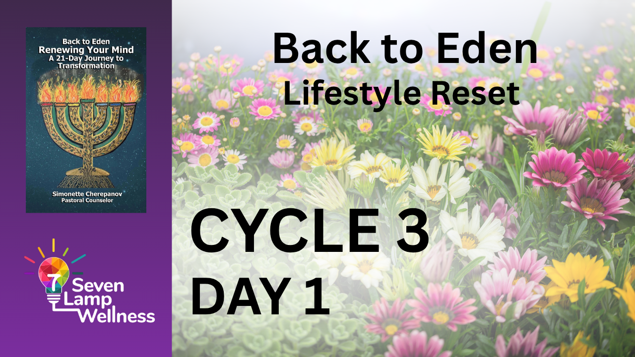 Cycle 3 - Back to Eden Lifestyle Reset 2026