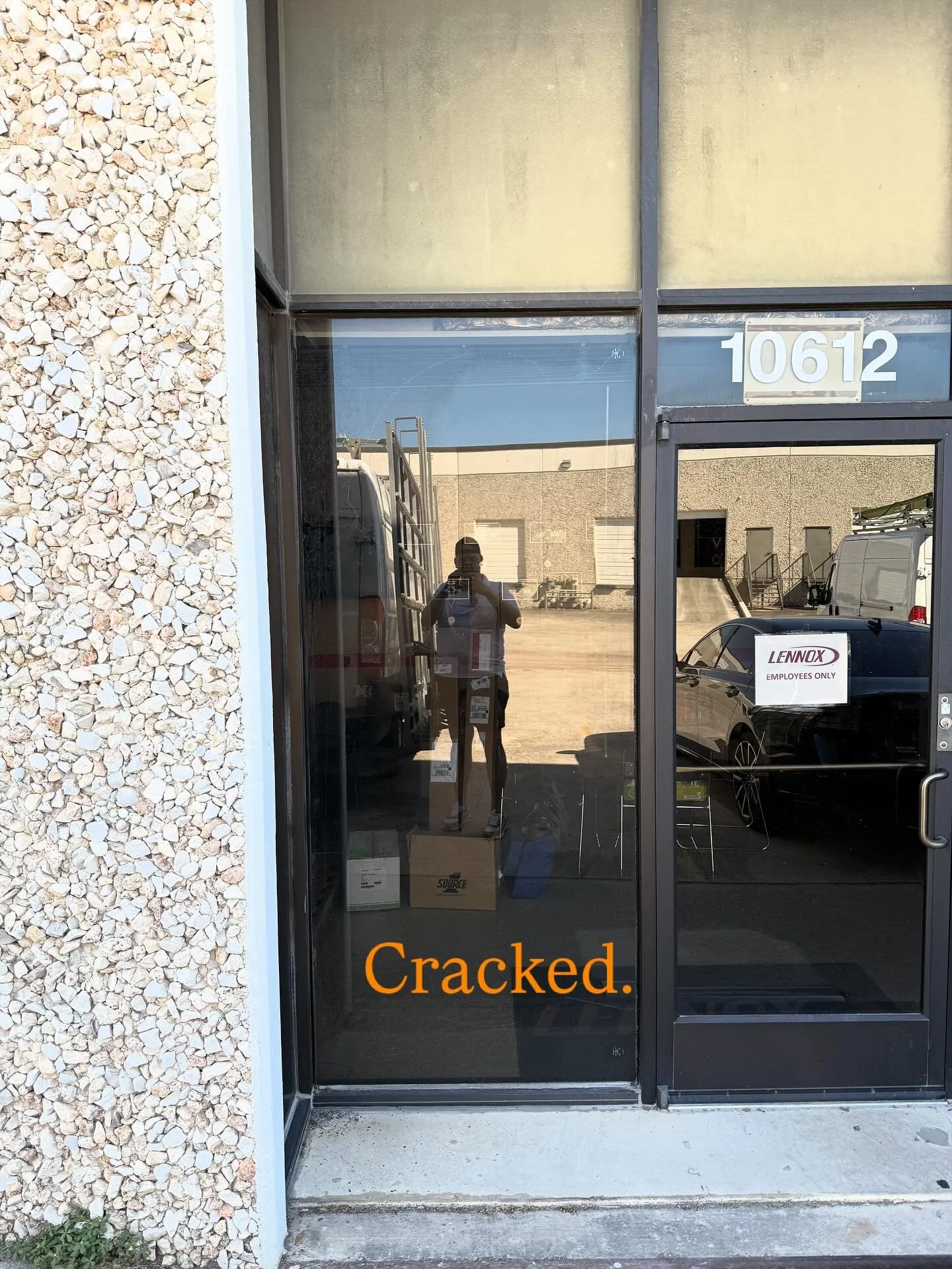 Broke some glass in your storefront?!? Give us a call. We&rsquo;ll get that fixed for you. #commercialglass #sanantonio