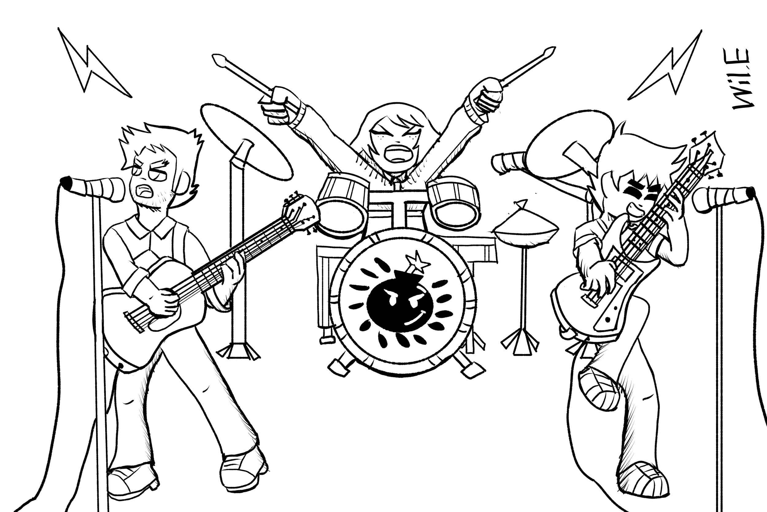 We Are Sex Bob-omb_Lineart.png