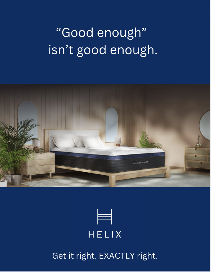 Helix: Get it right. Exactly Right.