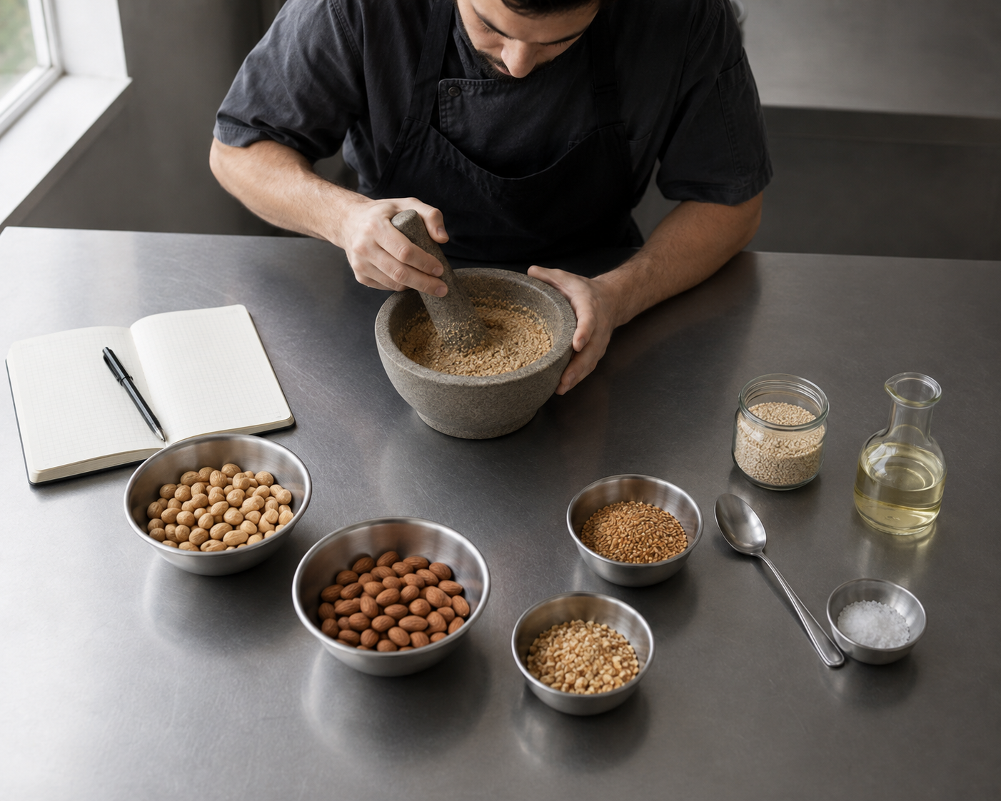 The Nut Triad: Peanut, Almond &amp; Sesame