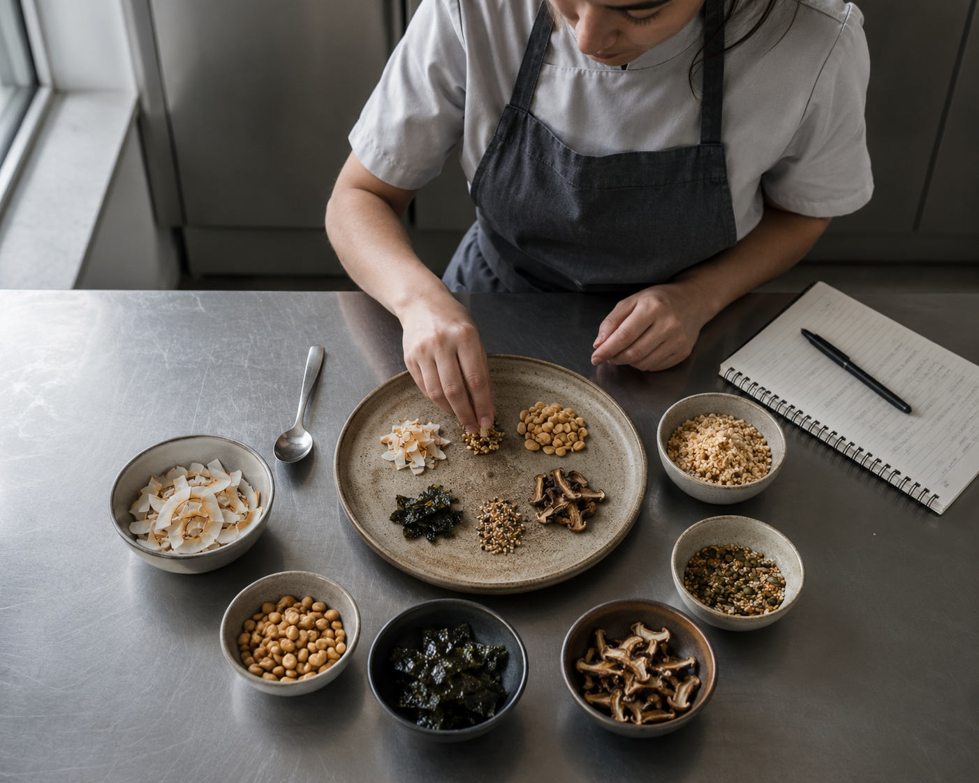 The Architecture of Crunch: Plant-Based Savory Elements