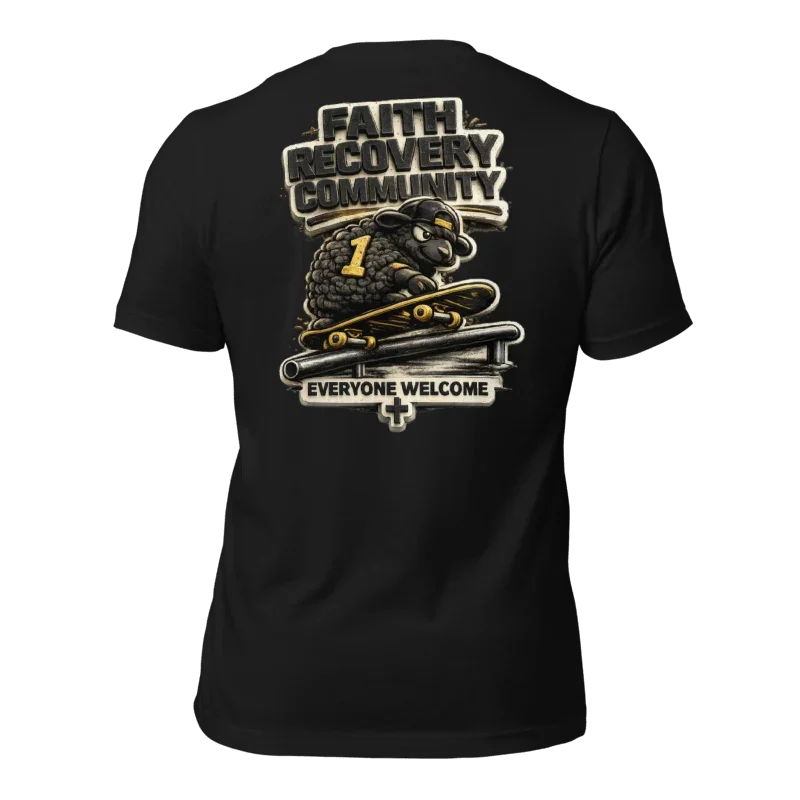 "THE BLACK SHEEP" FAITH. RECOVERY. COMMUNITY. — Tee