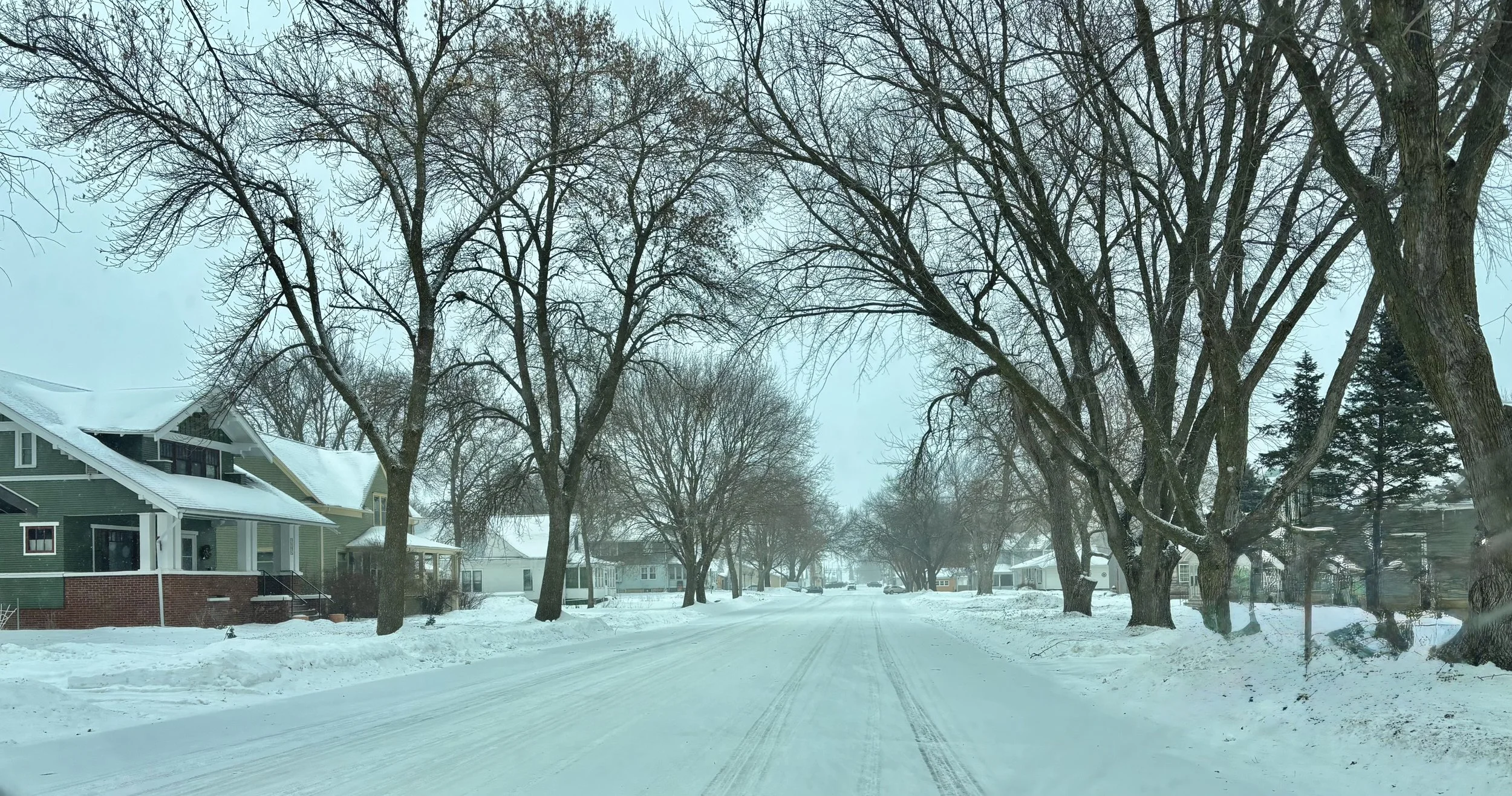 Snowy Day.  SCONE is on the left. 2025