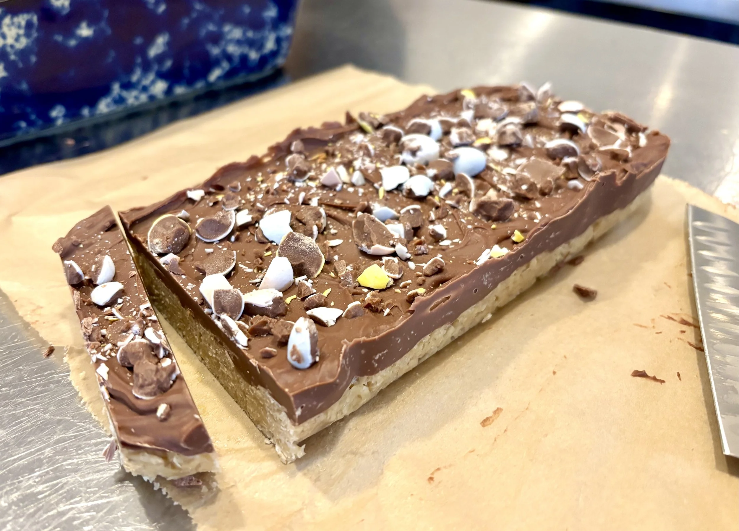 Chocolate mini egg flapjacks for Easter 2026