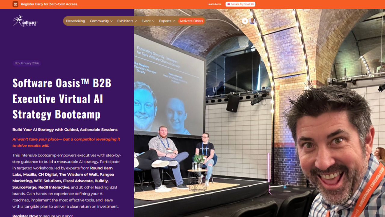Software Oasis B2B Exec Networking &amp; AI Bootcamp