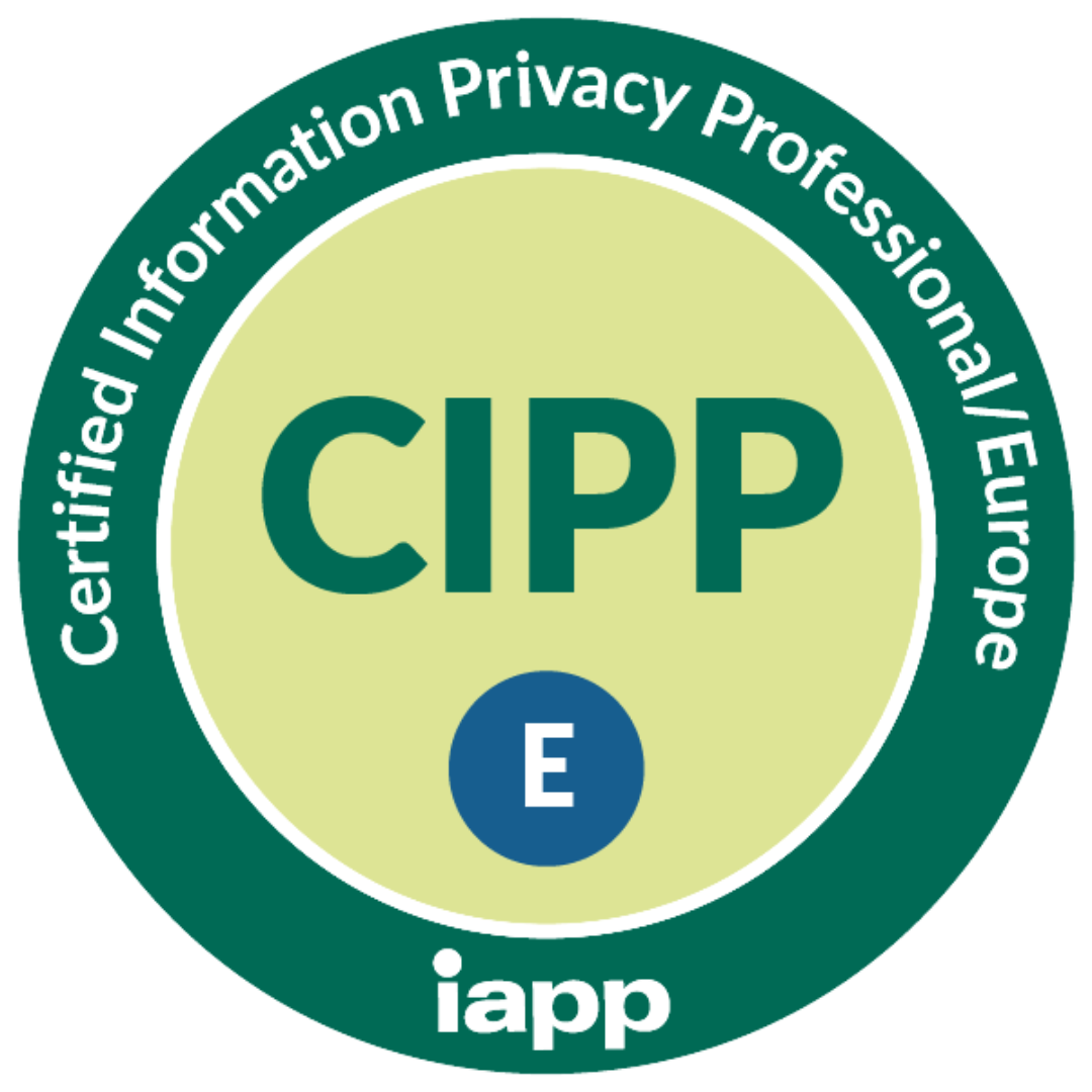 CIPP/E Seal from the IAPP