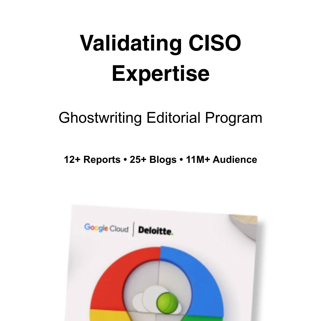 Thought leadership editorial program