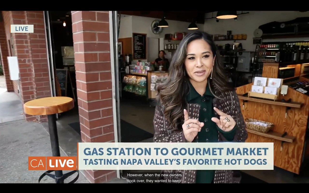 best hot dog in Napa Valley, Honor Market in Yountville