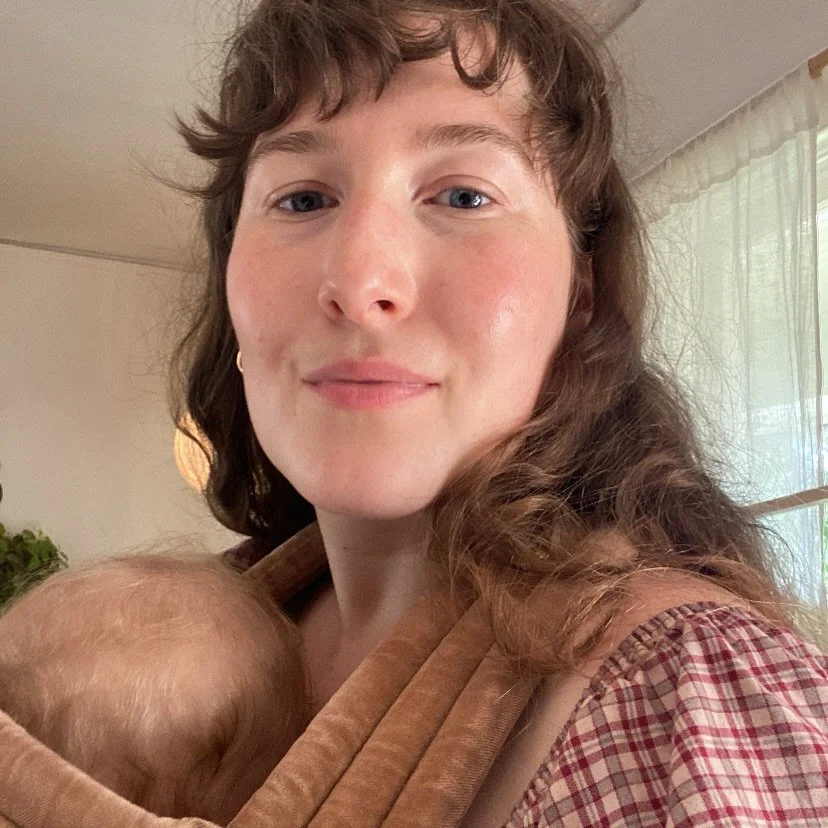 late summer nourishment: community abundance at garlic fest, babywearing for a dear client family, a first flower essence, stone fruit and farmers market appreciation, dye day at partum gardens and a bouncy batch of bone broth