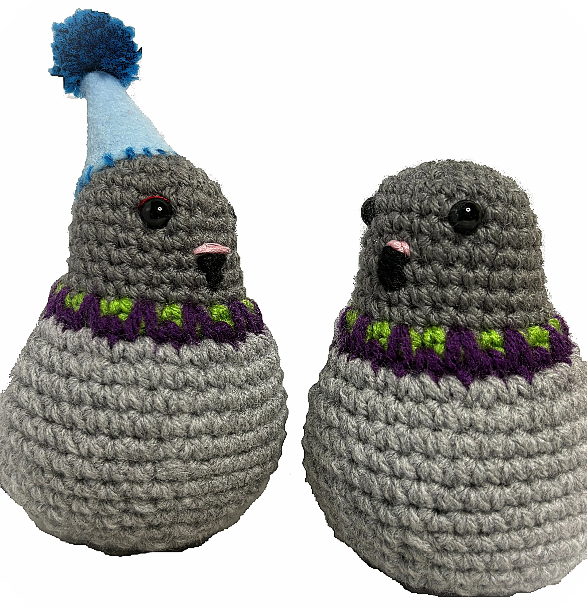 Crochet Party Pigeon