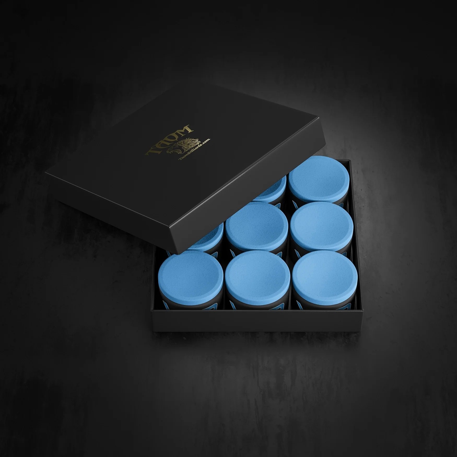 Taom V10 Blue Box of 9