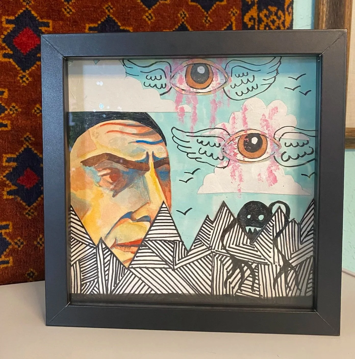 Gorilla in Heaven Shadow Box