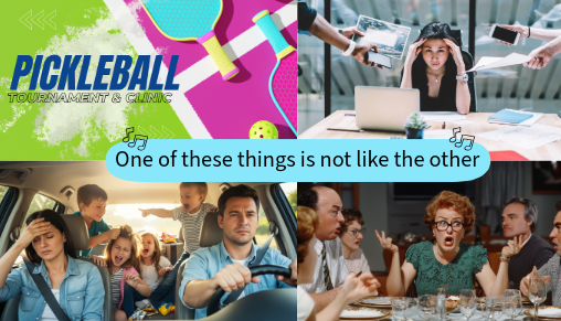 If Sesame Street has taught me one thing... it is to play more pickleball!