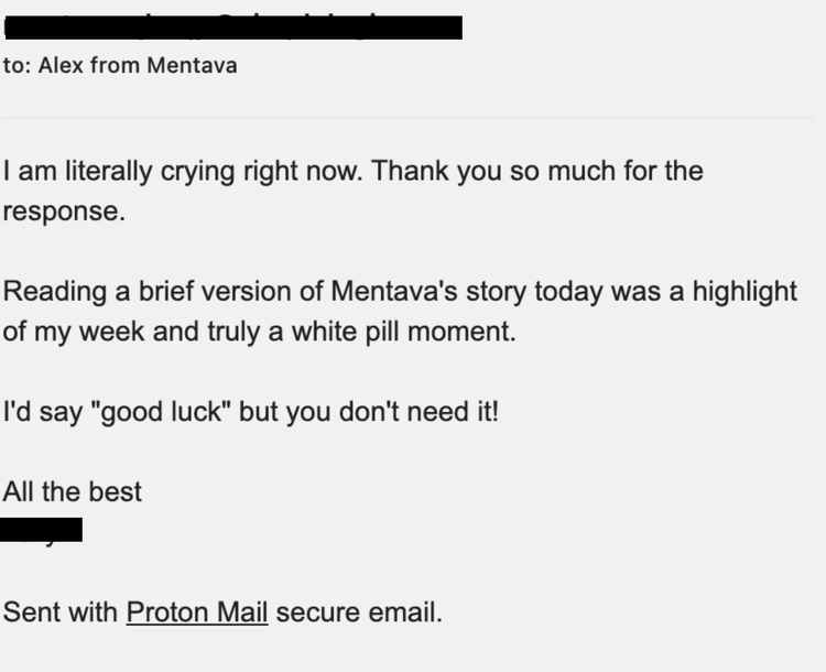 Parent review of Mentava from Kelly