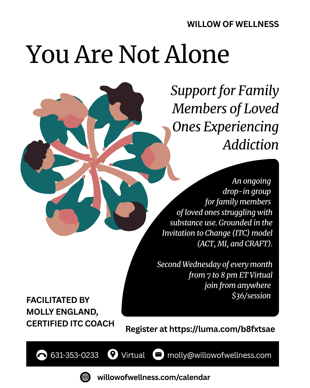 You Are Not Alone: Support for Family Members of Loved Ones Experiencing Addiction