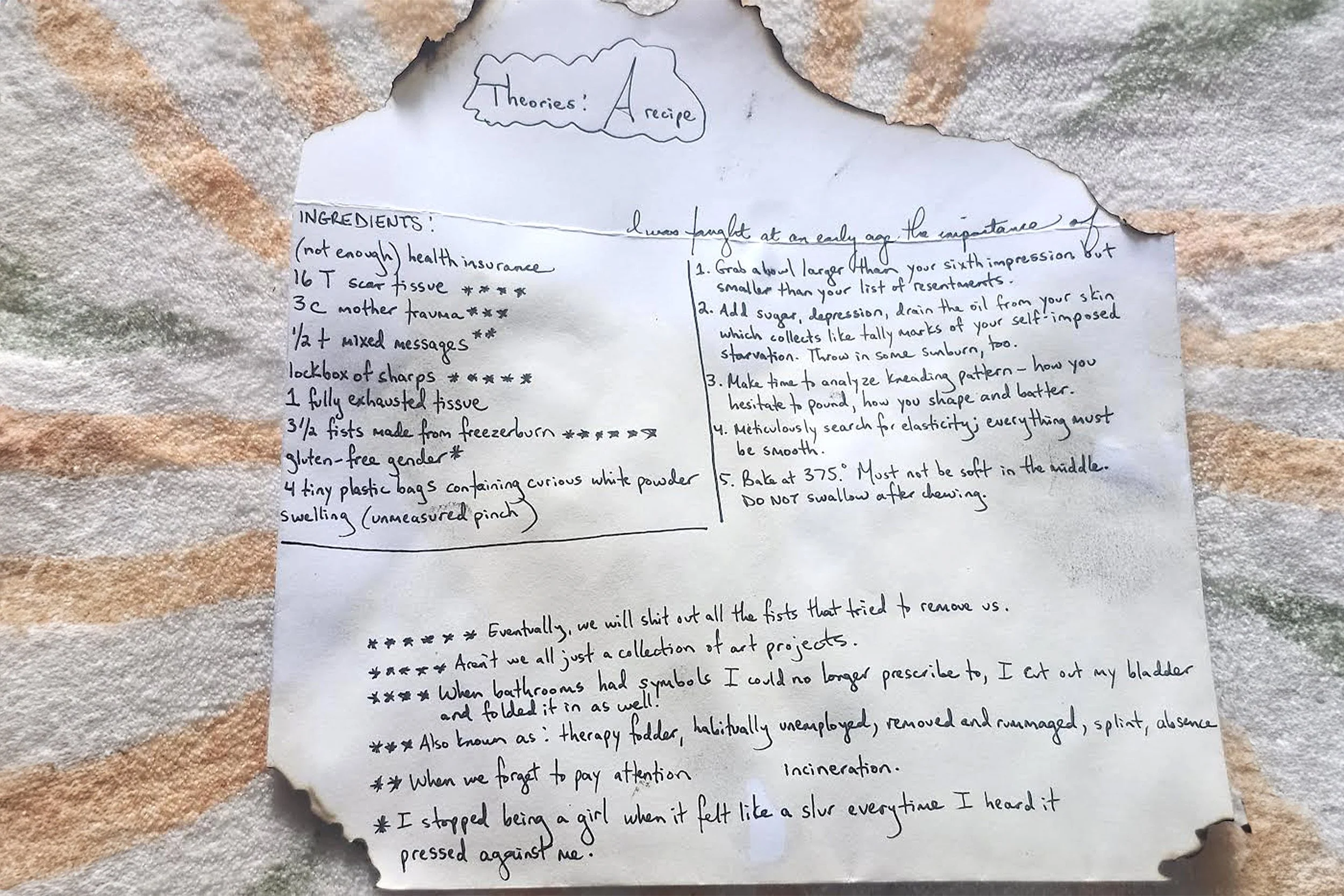 Aimee Herman - "Theories: A recipe" - 2026