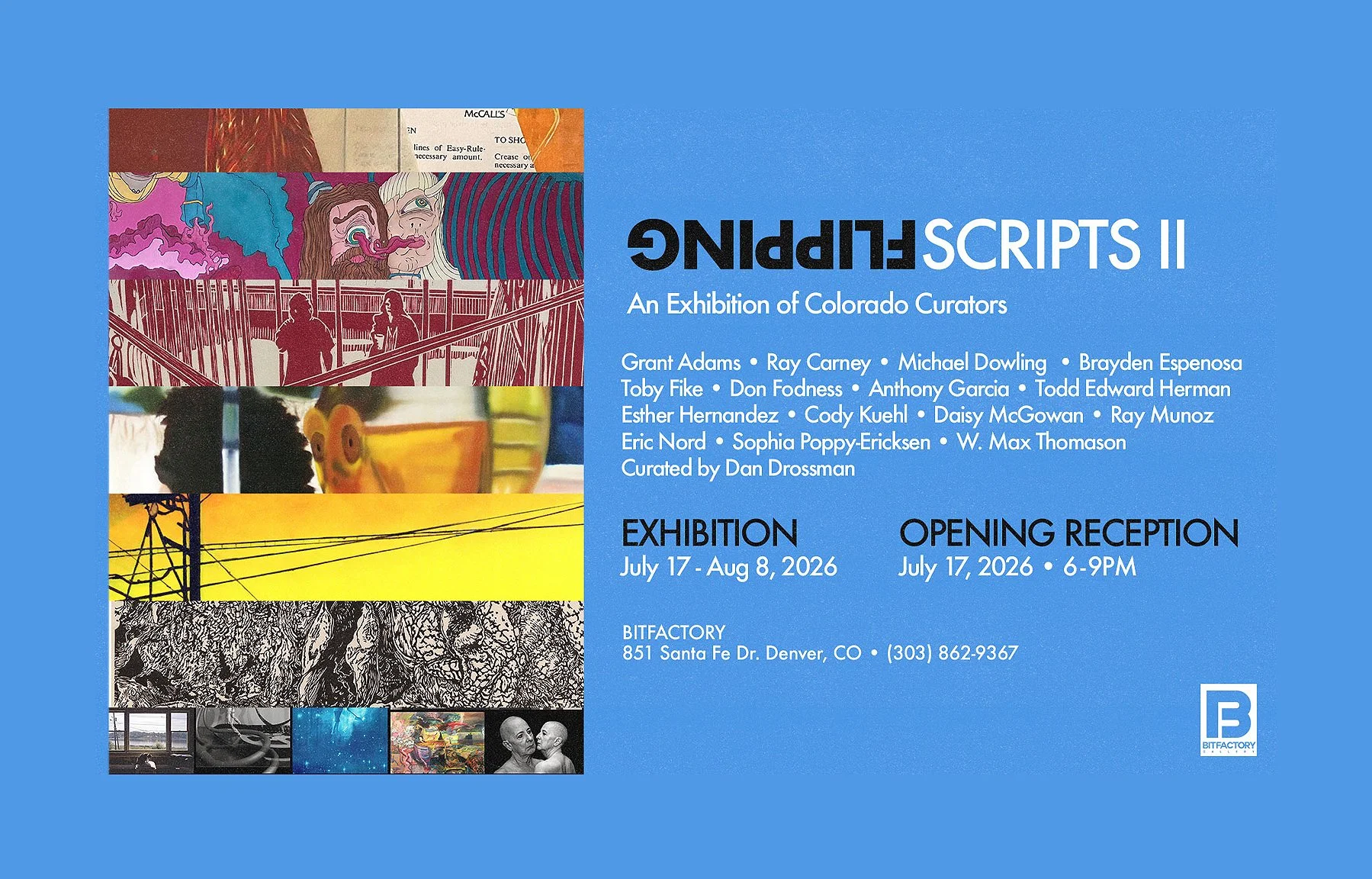 Flipping Scripts II: Exhibition of Colorado Curators