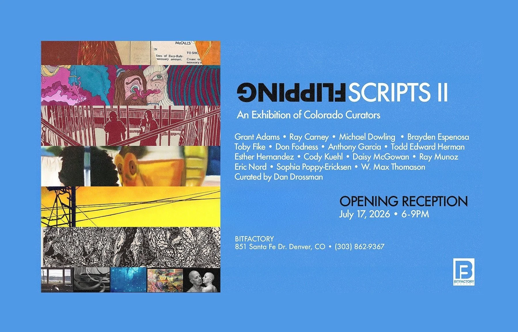 Flipping Scripts II: Exhibition of Colorado Curators