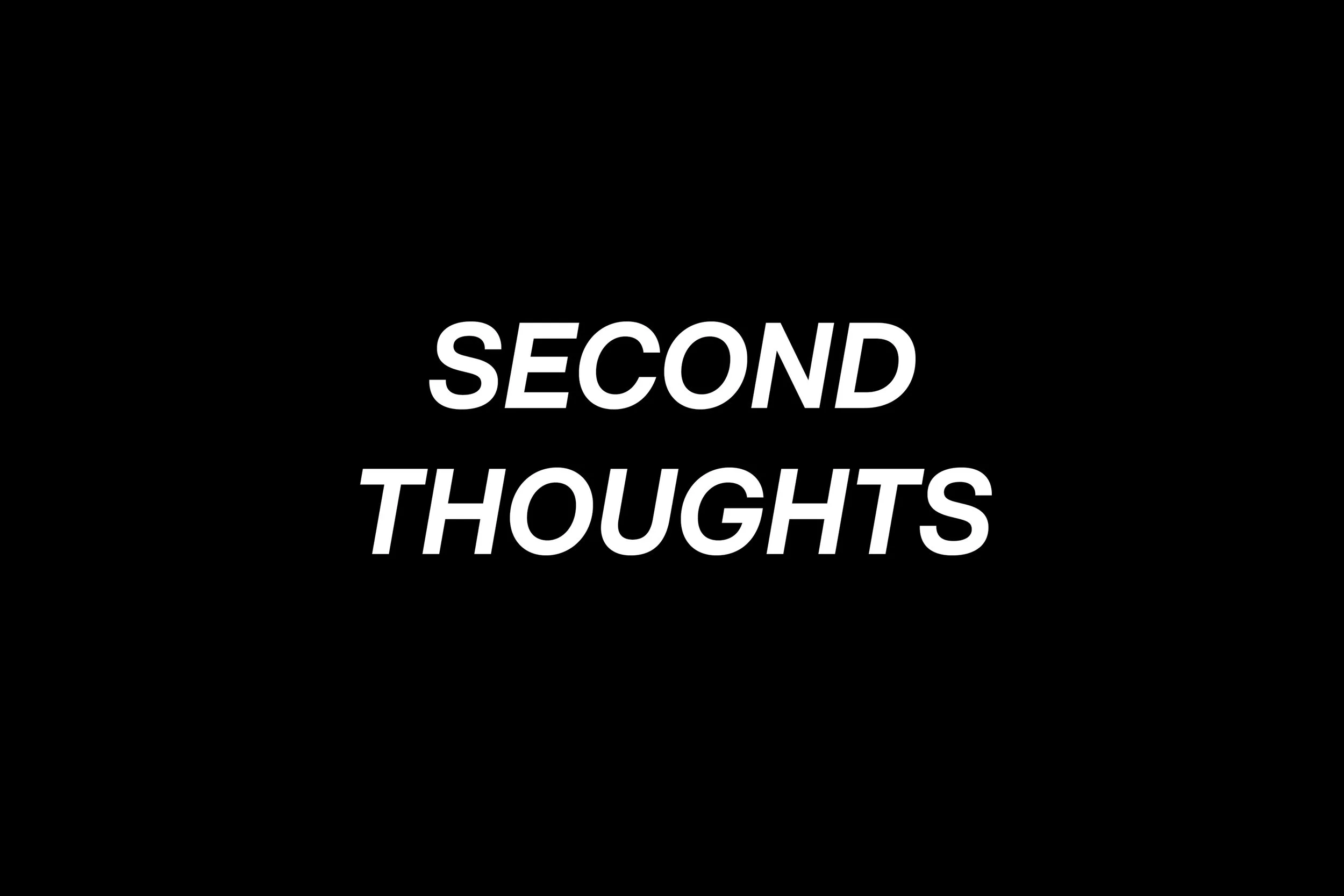 Helen Taize - "Second Thoughts" - 2026