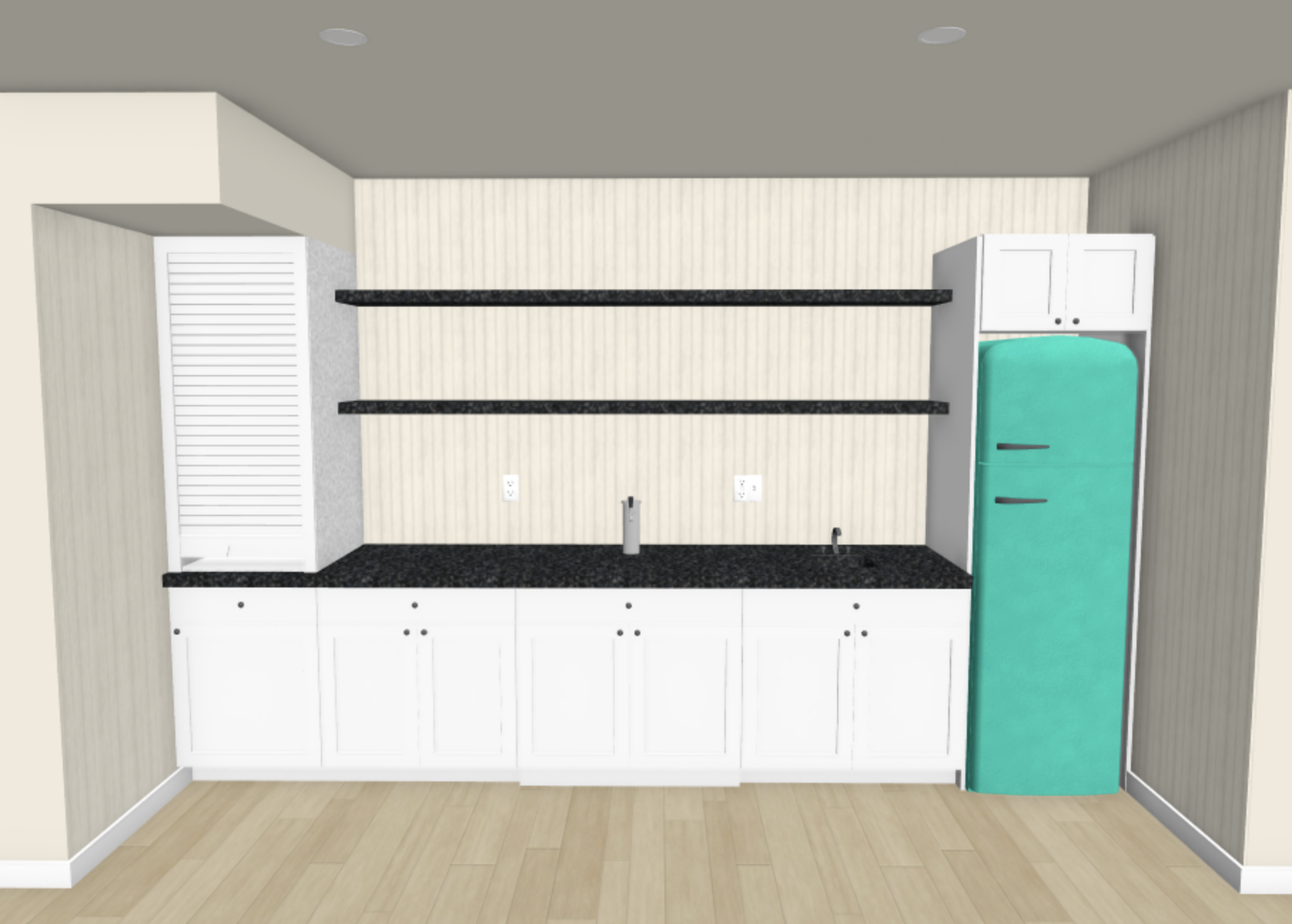 3D RENDERING/SODA BAR